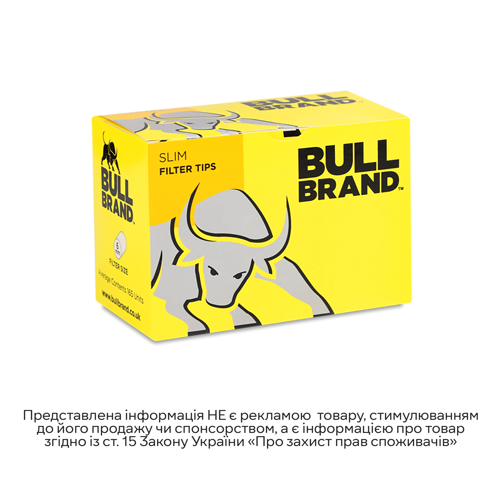 Фільтри для самокруток Bull Brand «Слім» - 1