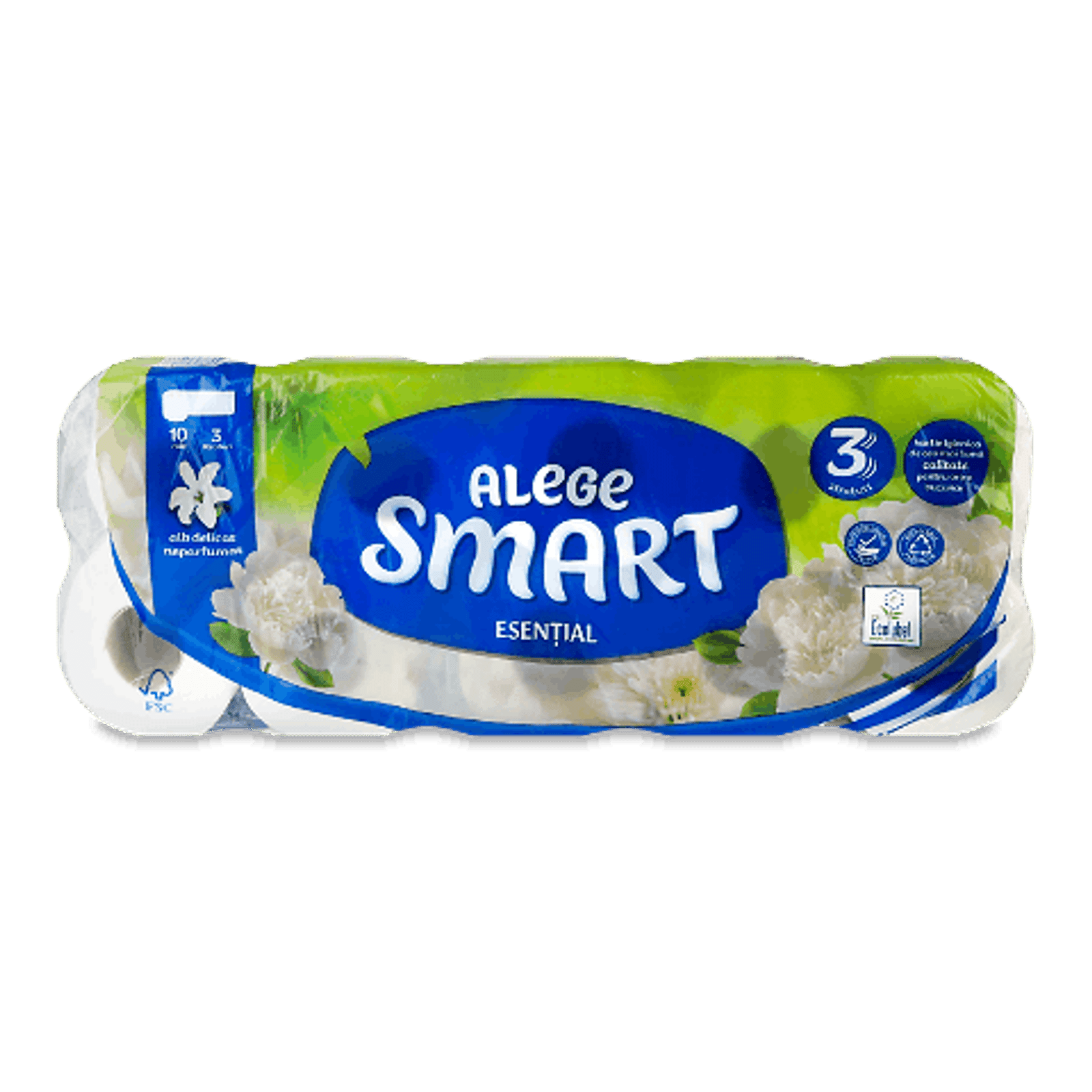 Папір туалетний Choose Smart Essential 3-шаровий - 1