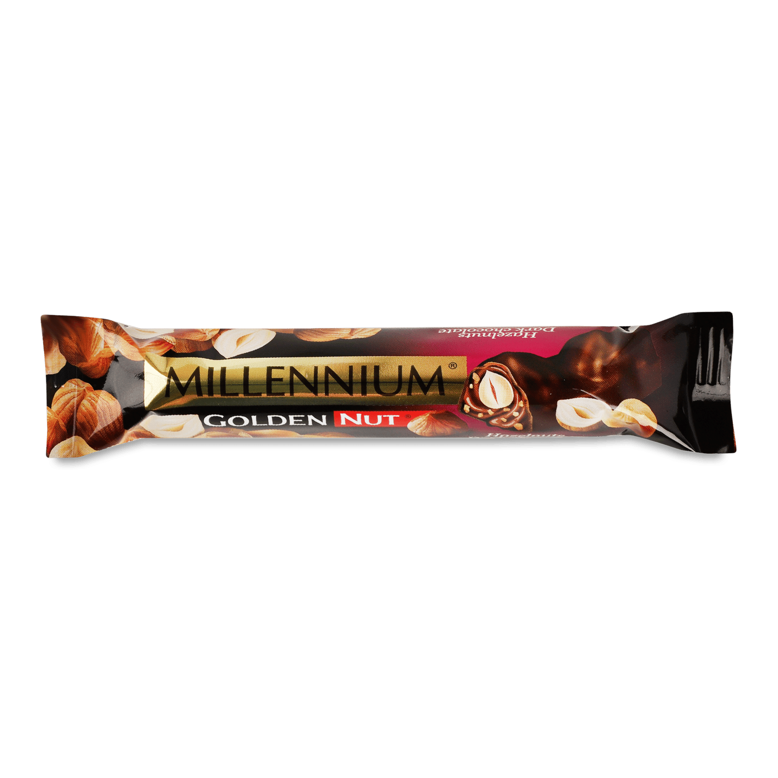 Шоколад чорний Millennium Golden Nut з цілим горіхом - 1