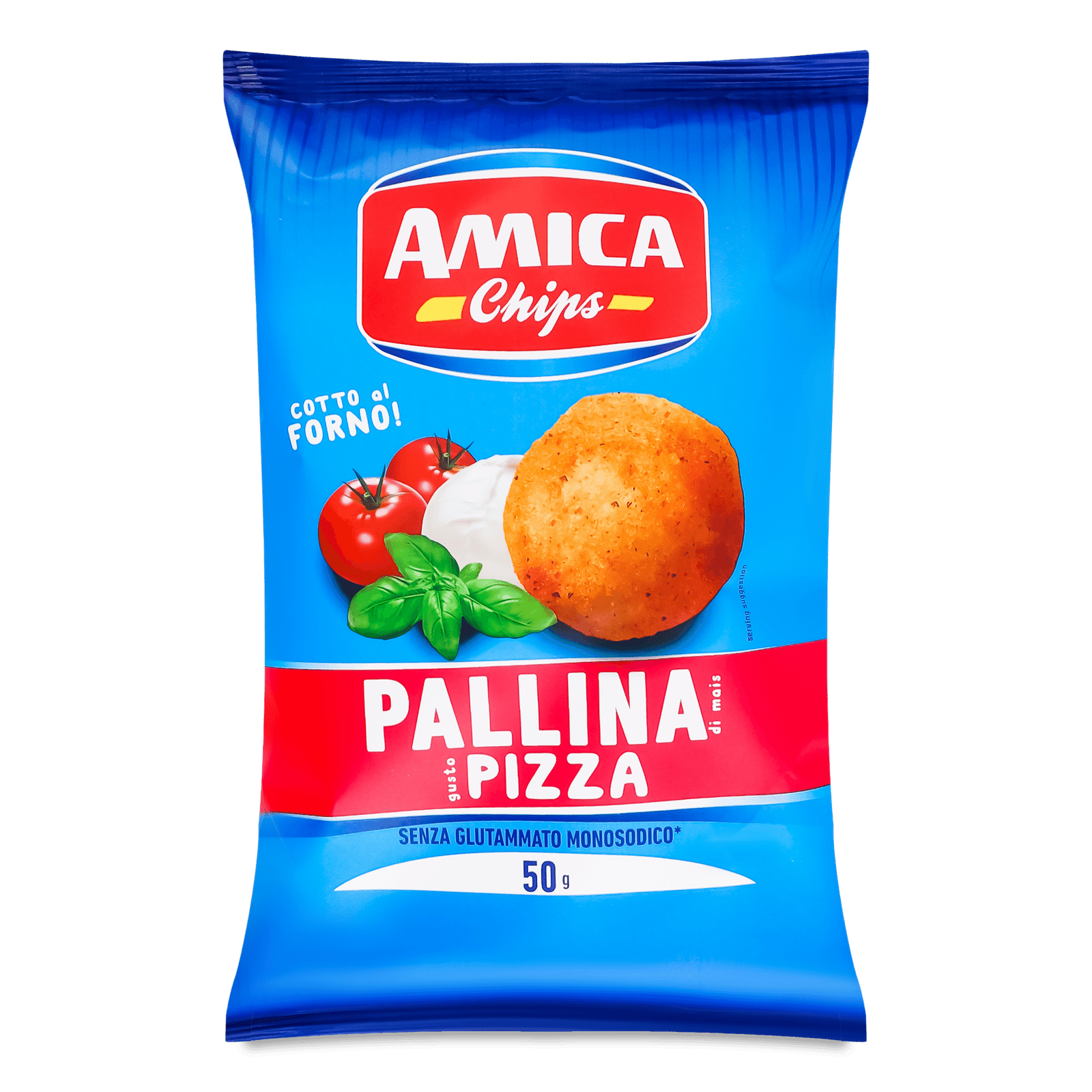 Снеки Amica Ball кукурудзяні зі смаком піци - 1