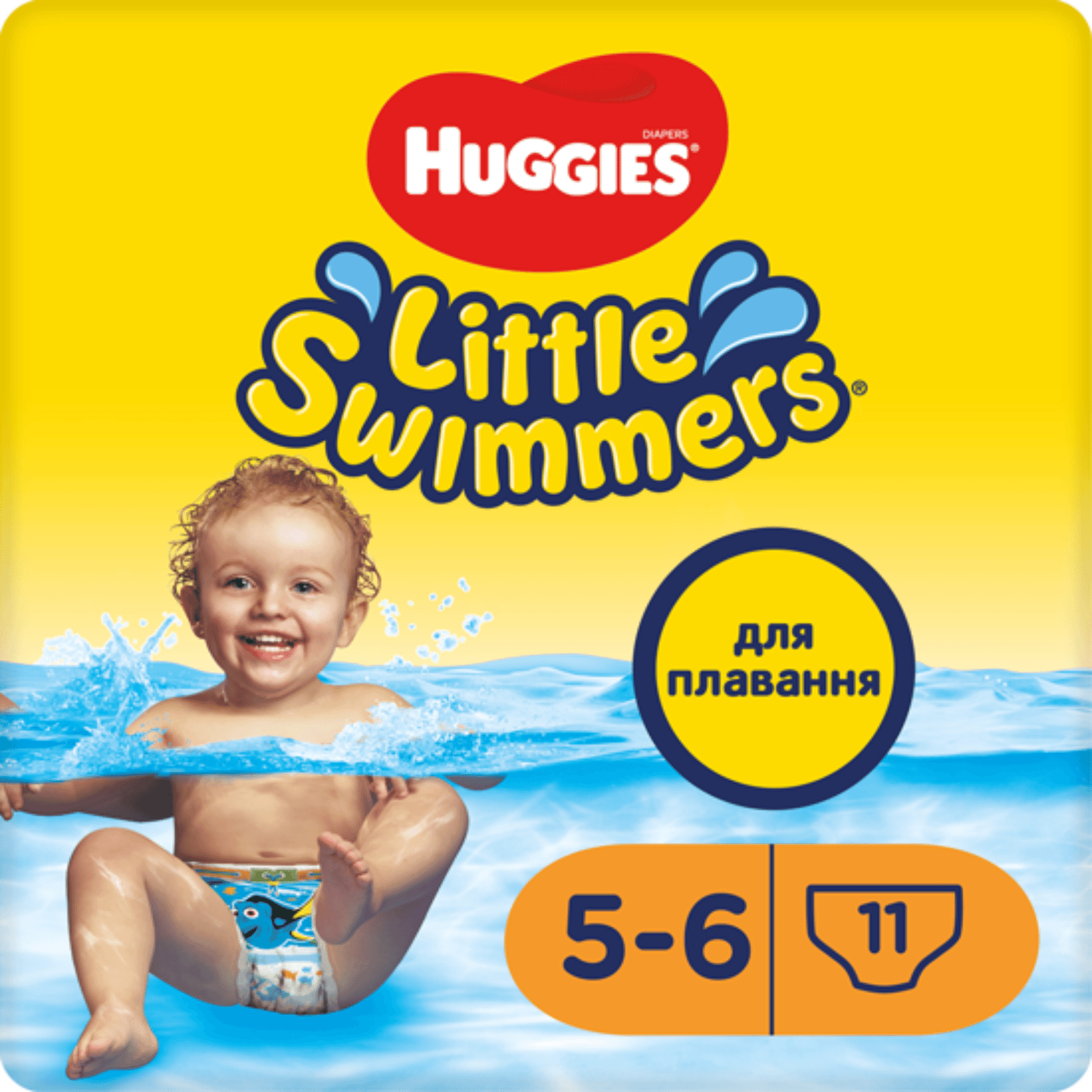 Підгузки Huggies Little Swimmers 5-6 (12-18 кг) - 1