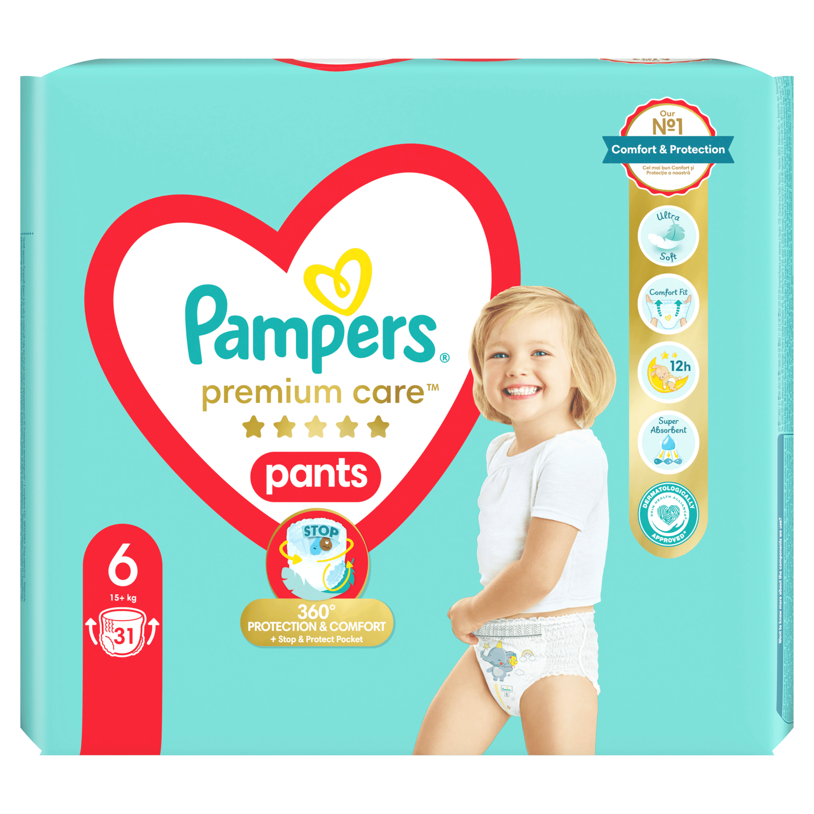 Підгузки-трусики Pampers Premium Care Pants 6 (15+ кг) - 2