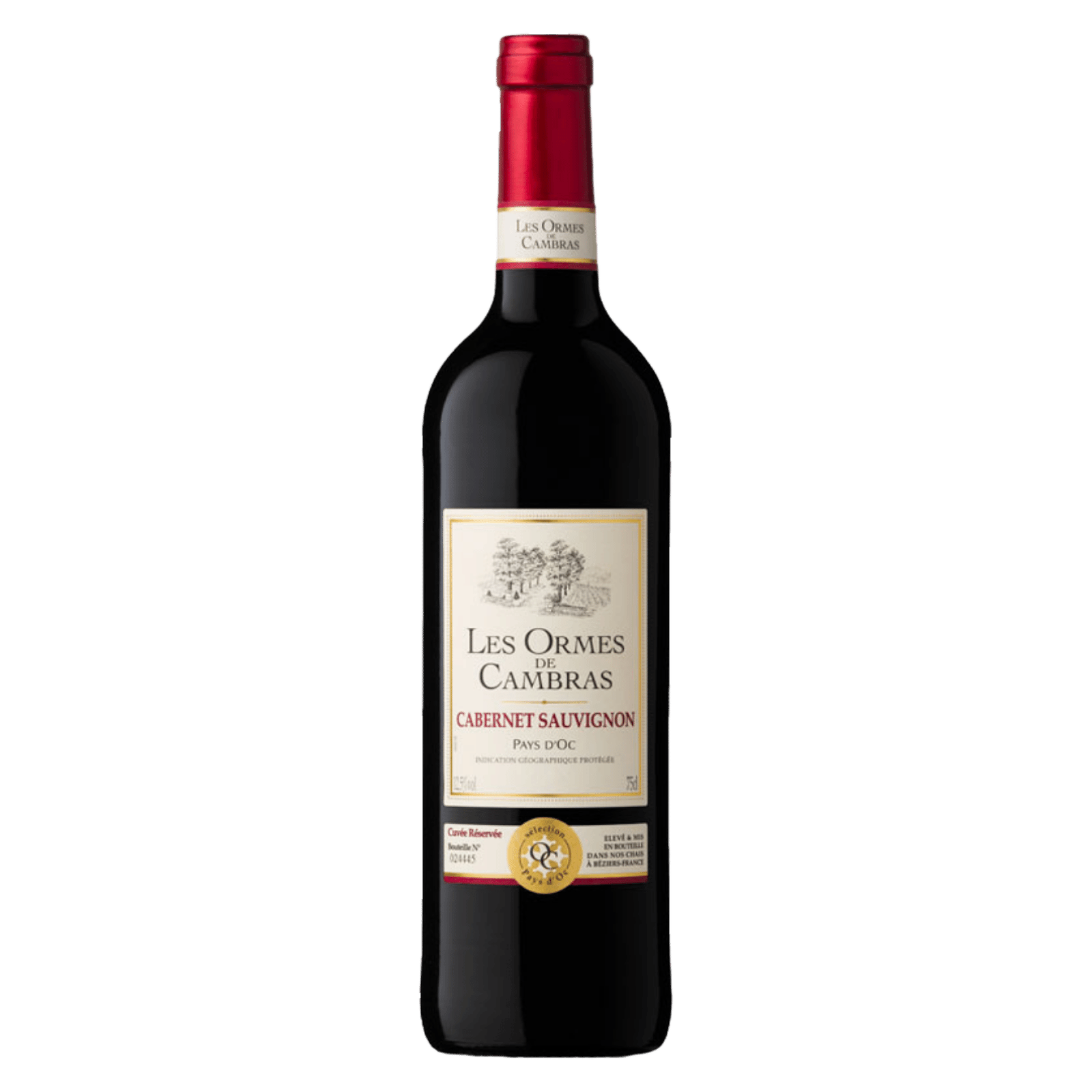 Вино Les Ormes de Cambras Cabernet Sauvignon red - 1