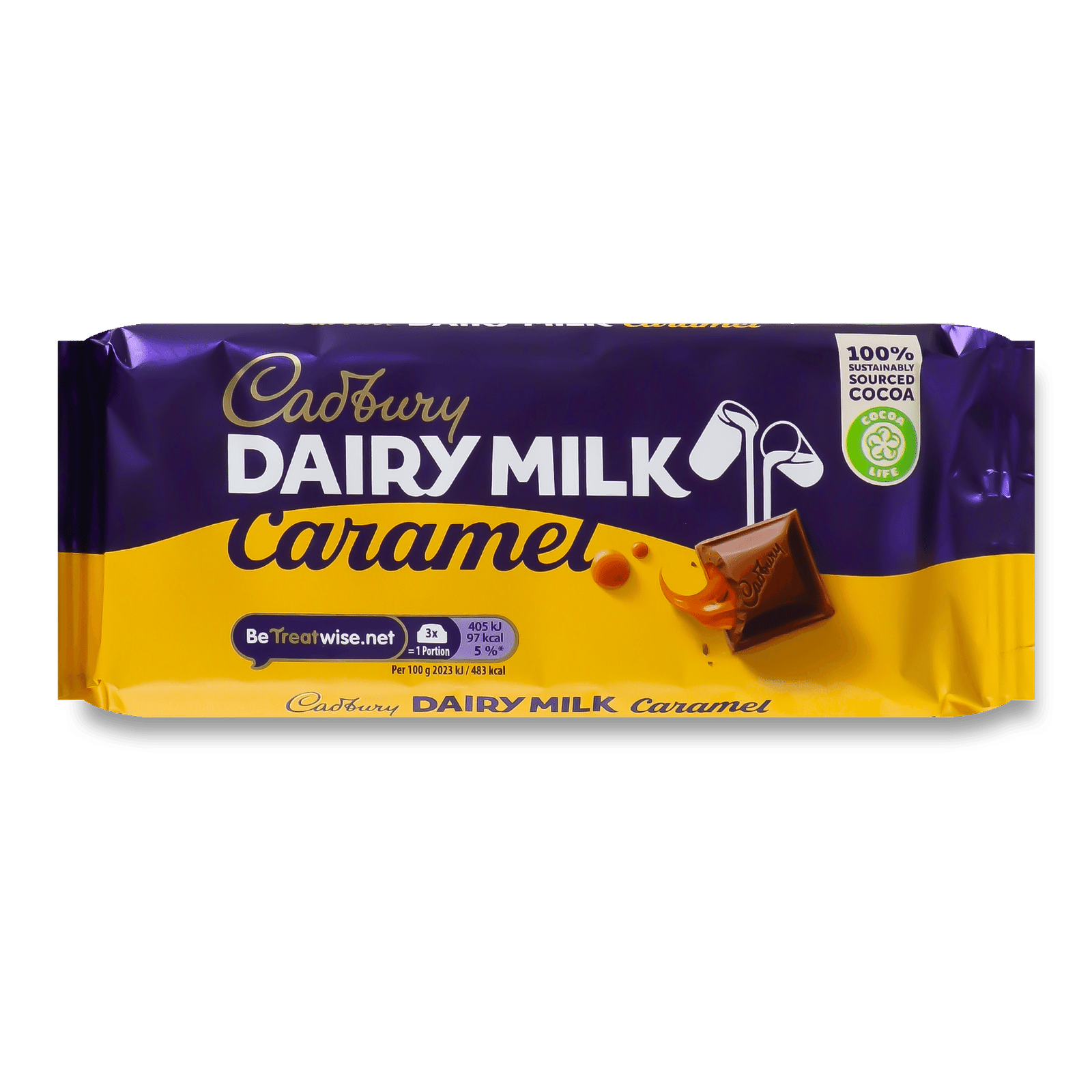 Шоколад молочний Cadbury з соленою карамеллю - 1