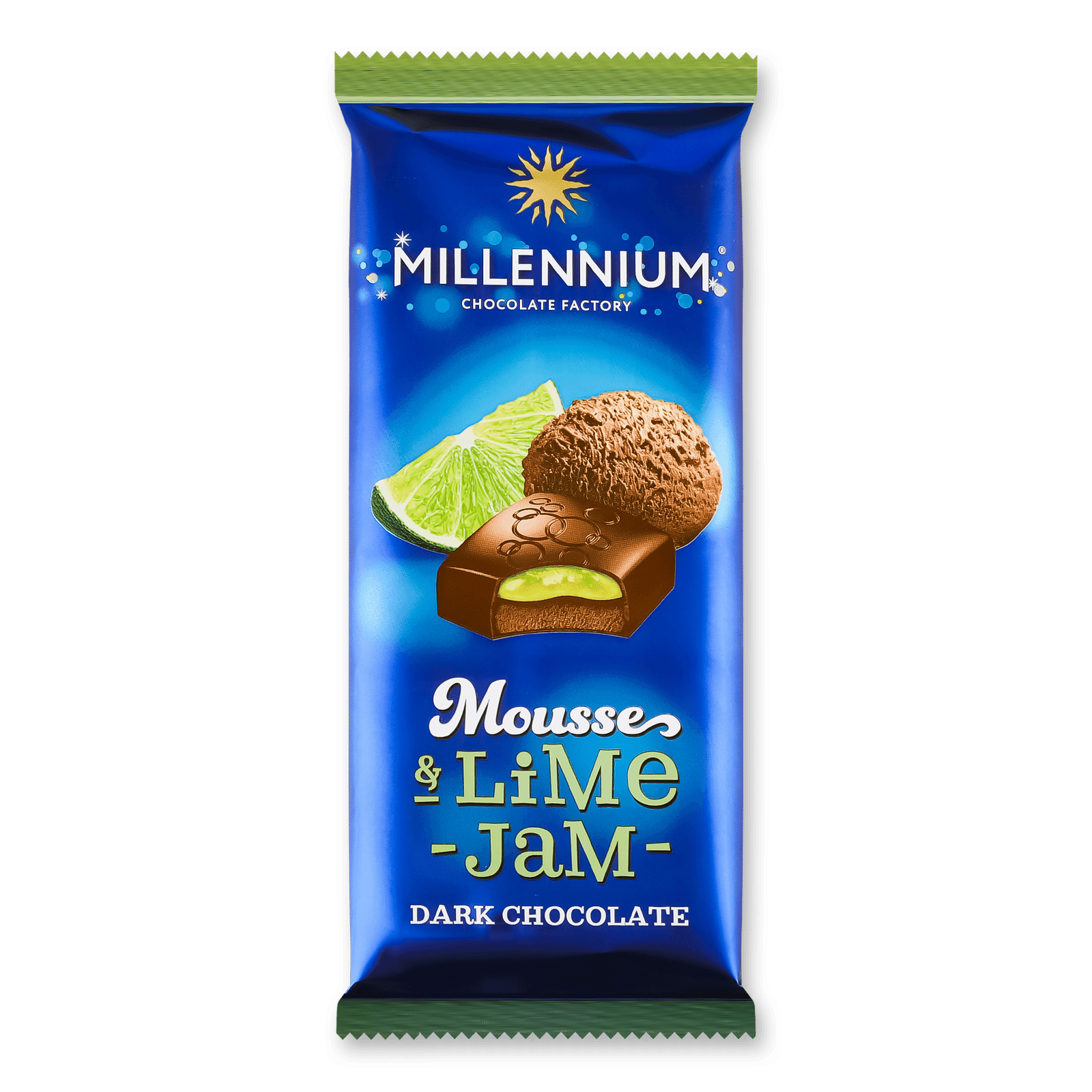 Шоколад чорний Millennium мус та лайм - 1