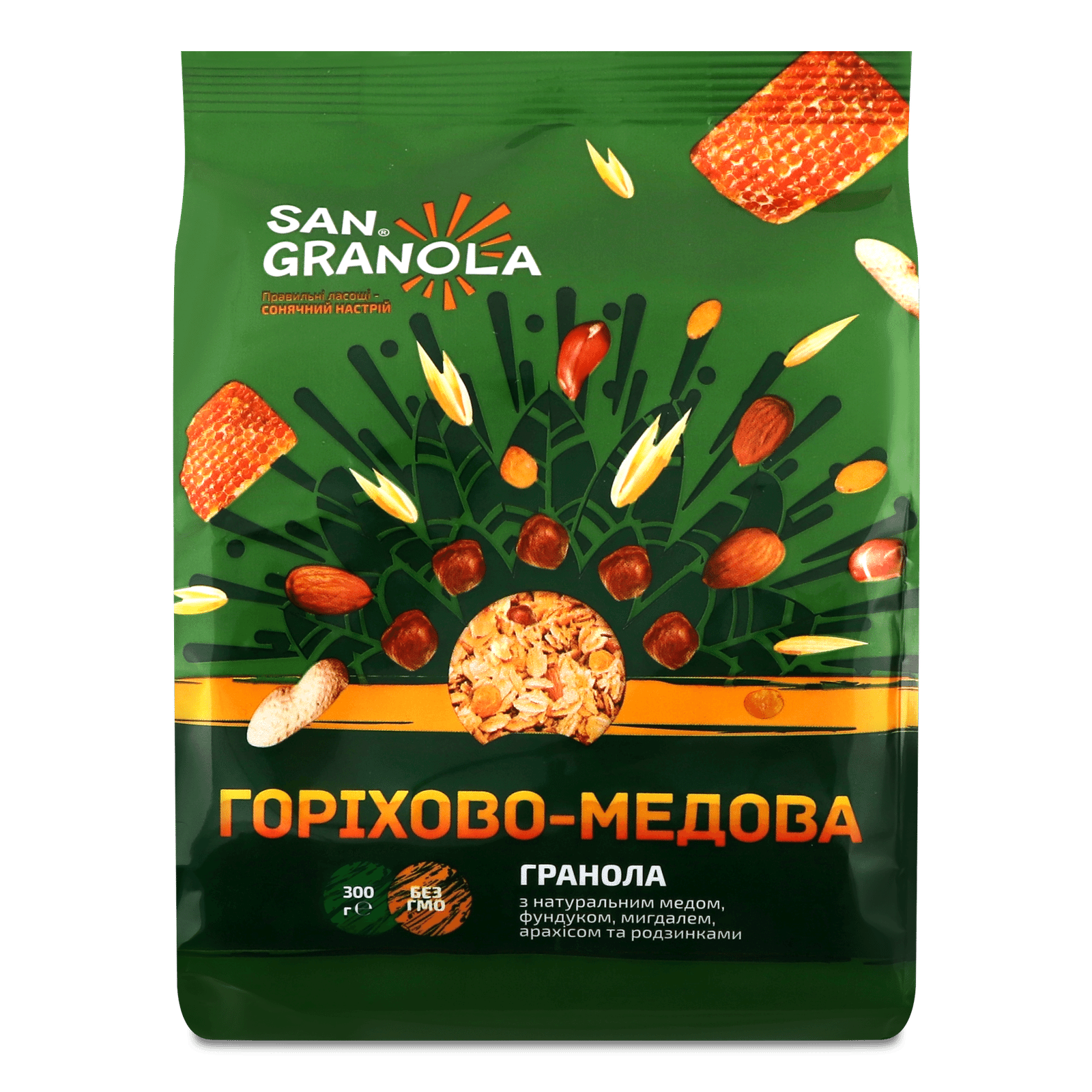 Гранола San Granola горіхово-медова - 1
