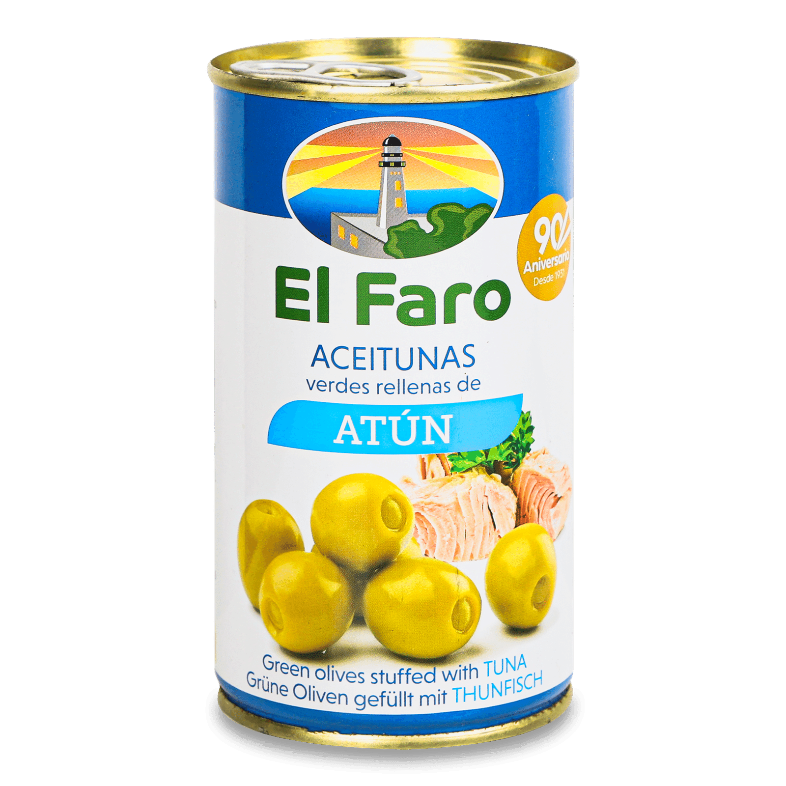 Оливки El Faro фаршировані тунцем - 1