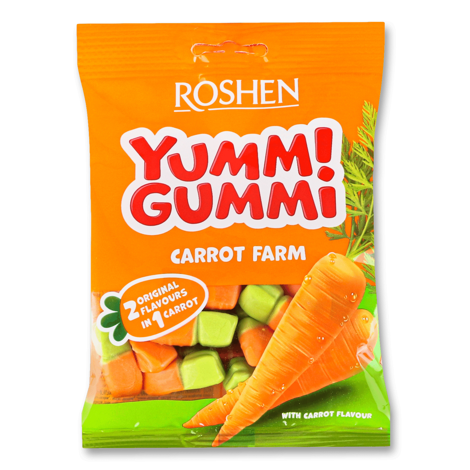 Цукерки Roshen Yummi Gummi Carrot Farm желейні - 1