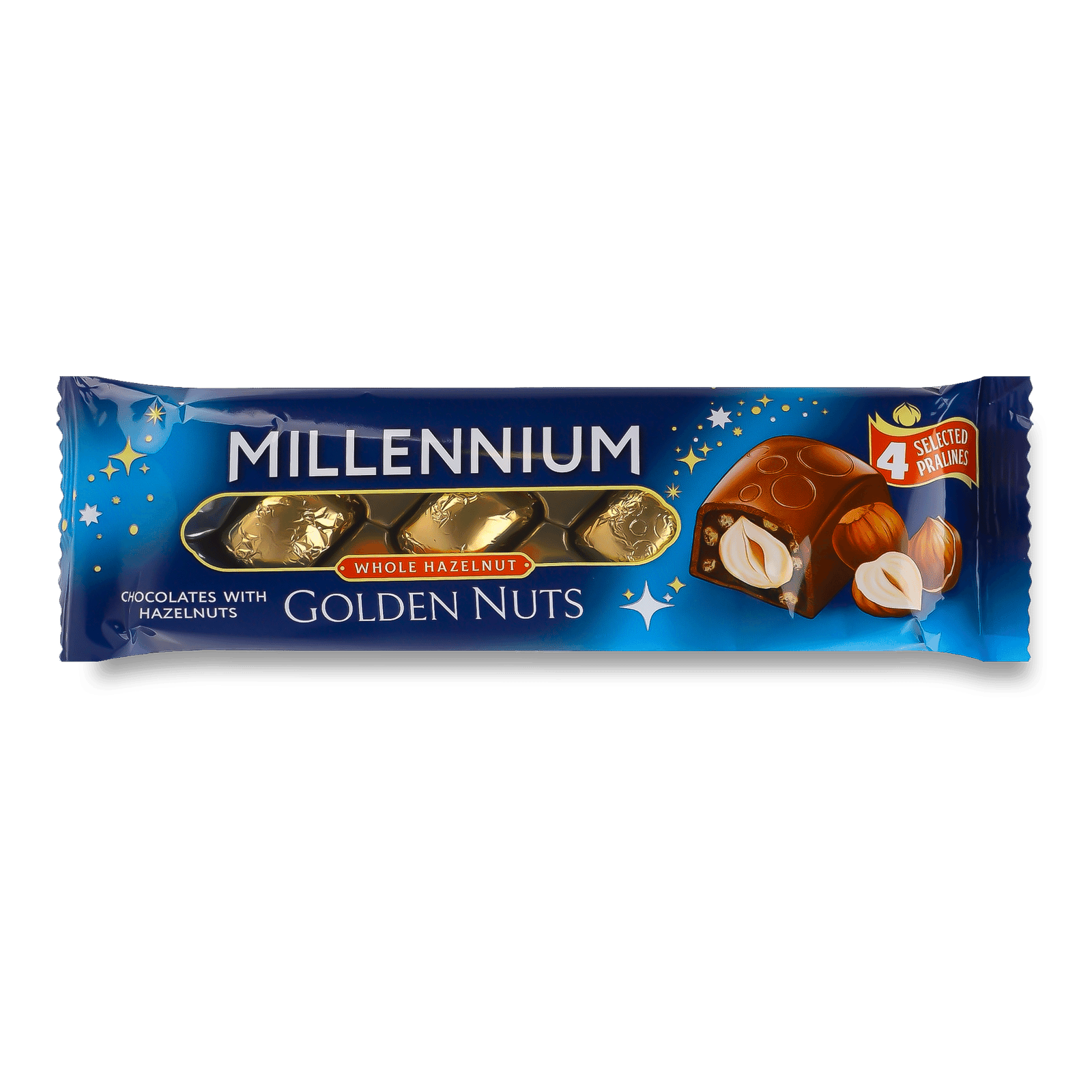 Цукерки Millennium Golden Nut з начин-цілими горіх - 1