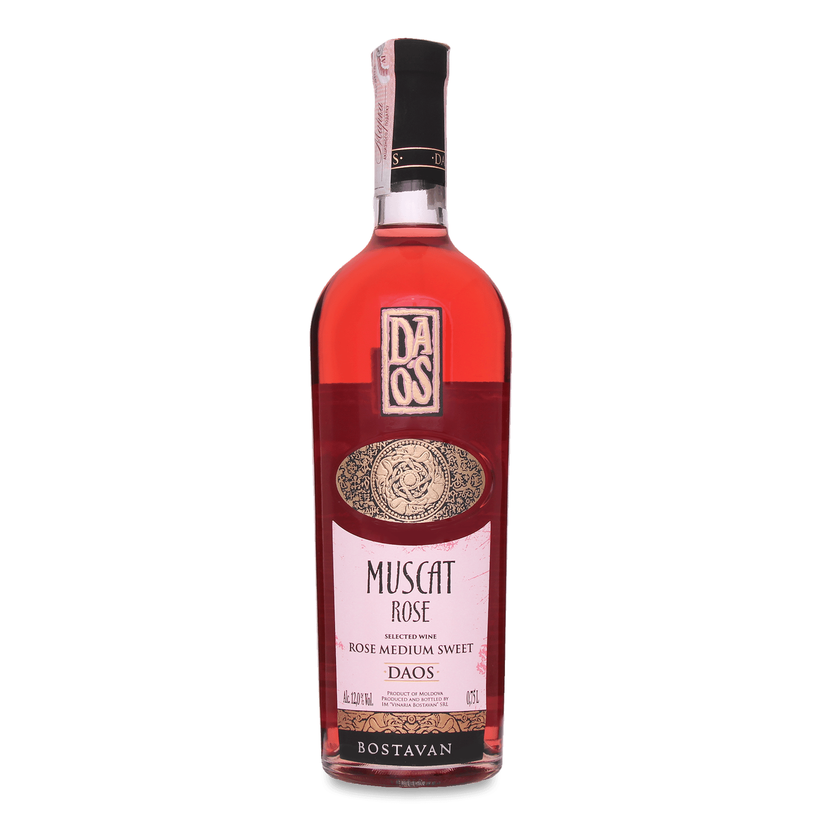 Вино Bostavan DAOS Muscat Rose medium sweet - 1