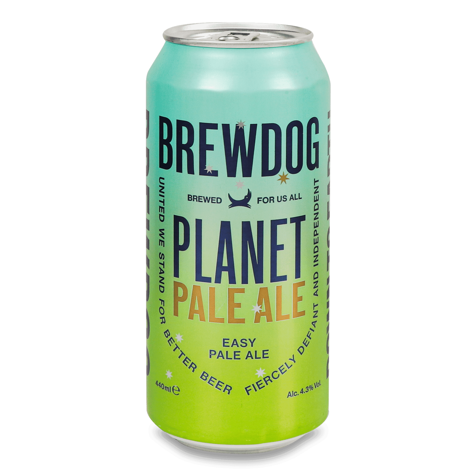 Пиво BrewDog Planet Pale світле з/б - 1