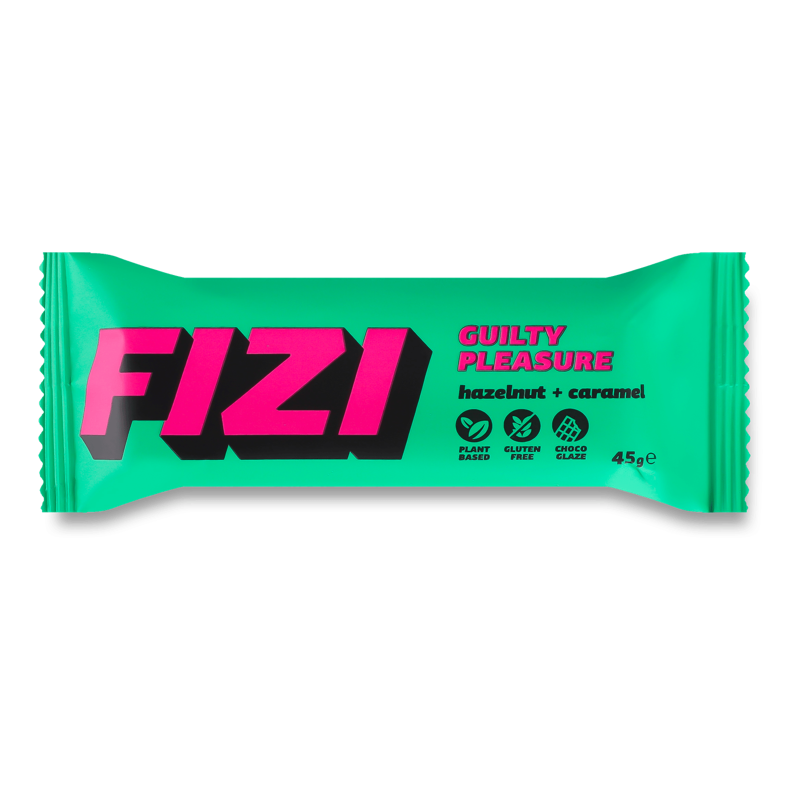 Батончик Fizi Hazelnut caramel у шоколадн глазурі - 1