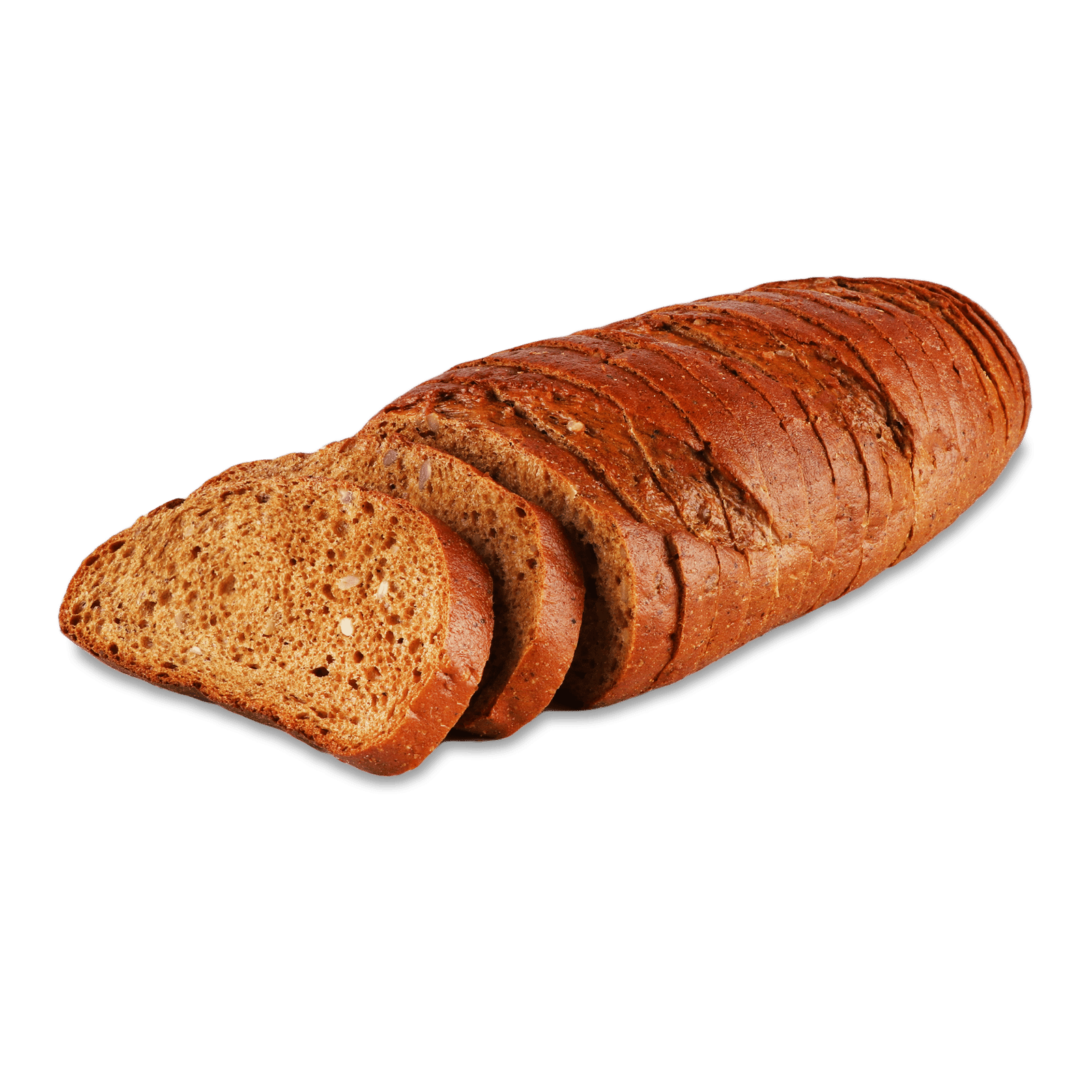 Батон Цар-Хліб Зерновий столичний нарізаний - 1