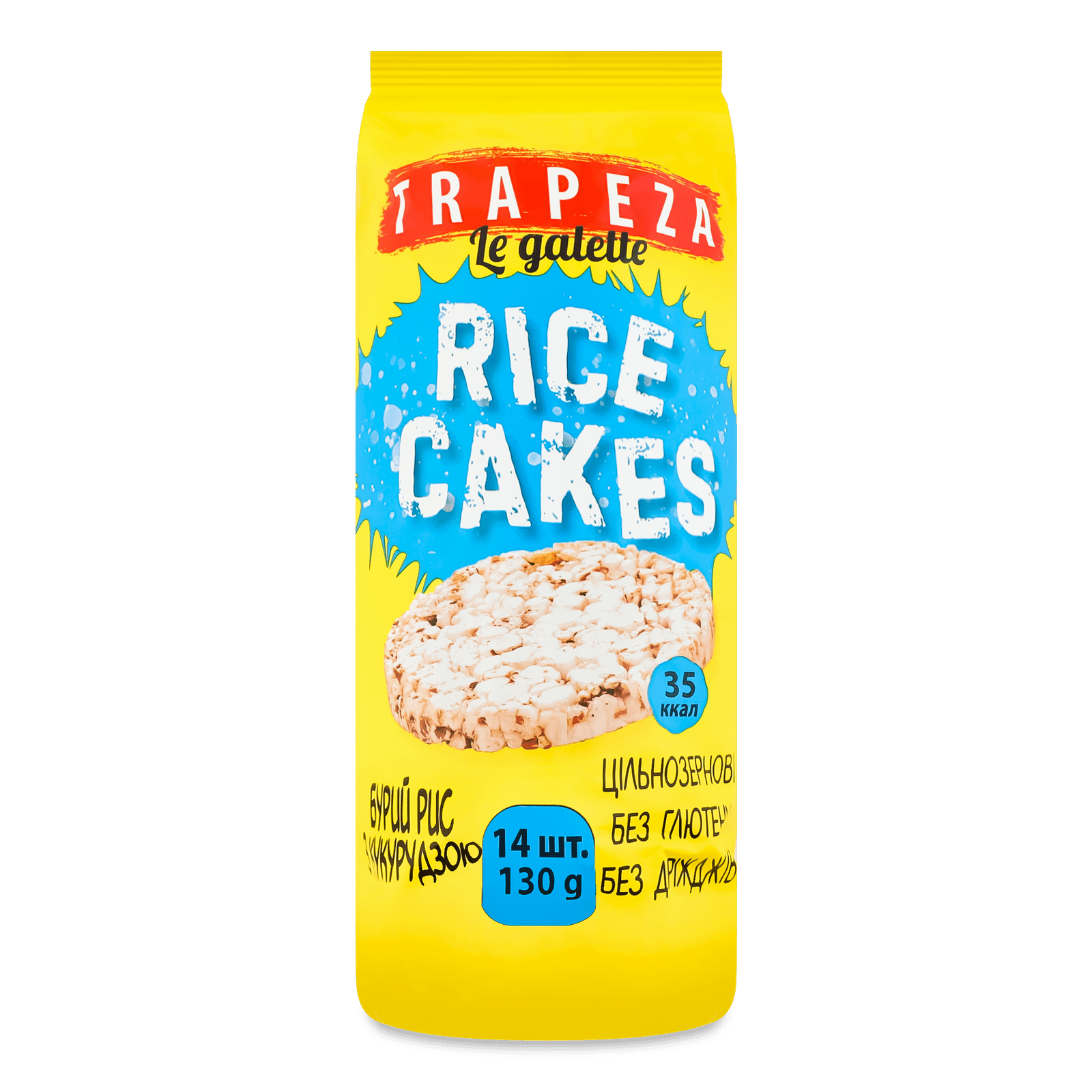 Галети Trapeza рисові з кукурудзою - 1