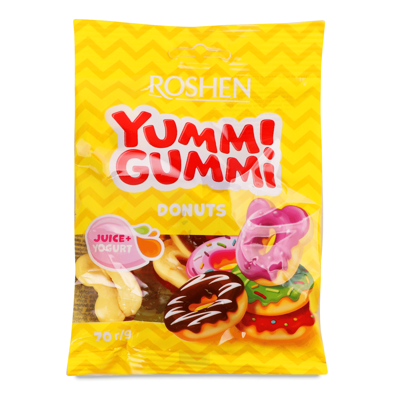 Цукерки Roshen Yummi Gummi Donuts желейні - 1