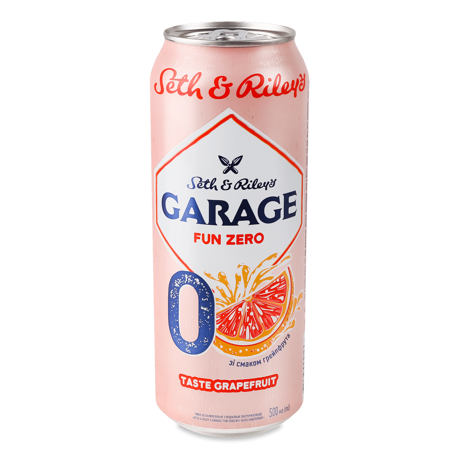 Пиво Seth & Riley's Garage Fun Zero №0 Grapefruit безалкогольне з/б - 1