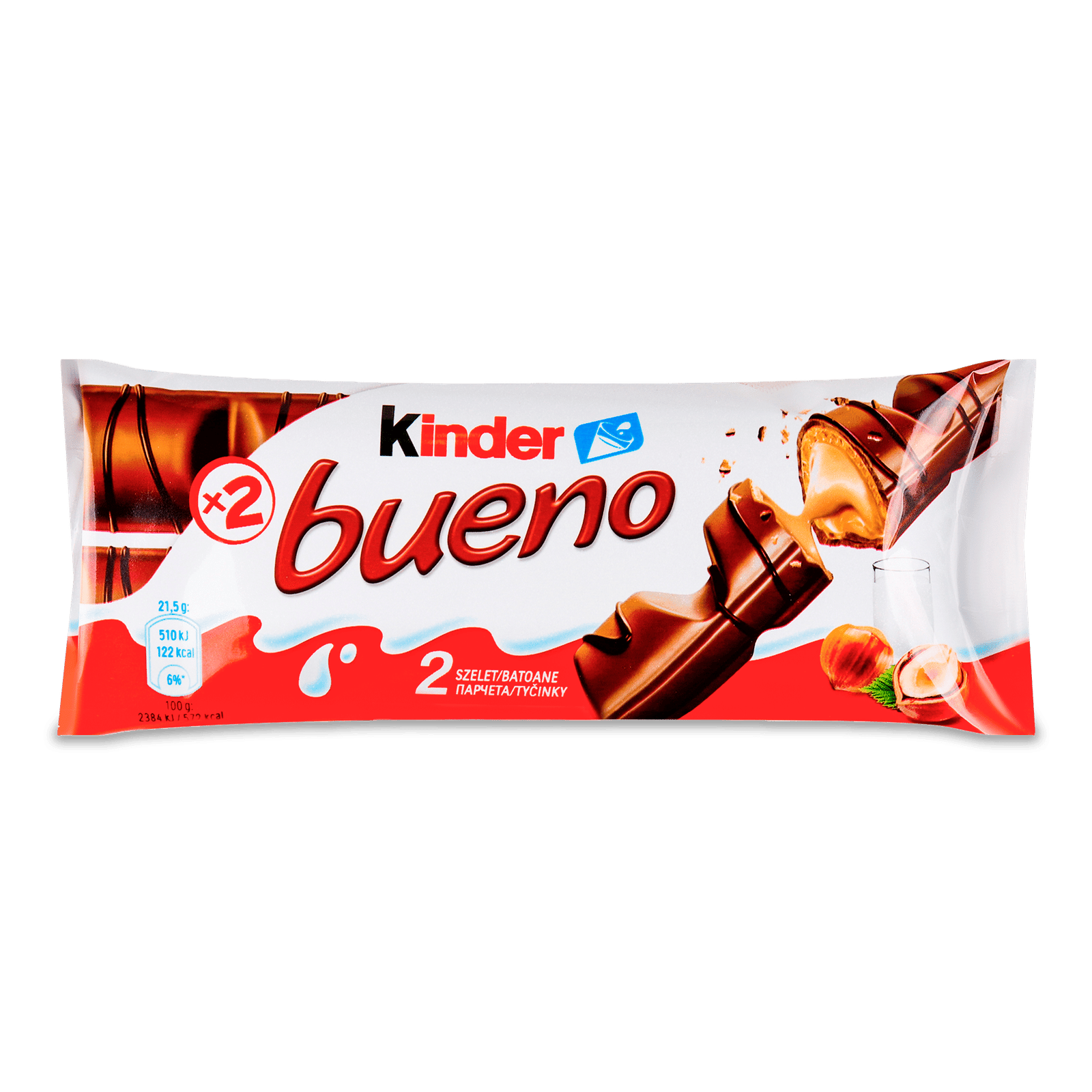 Батончик Bueno шоколадно-вафельний - 1