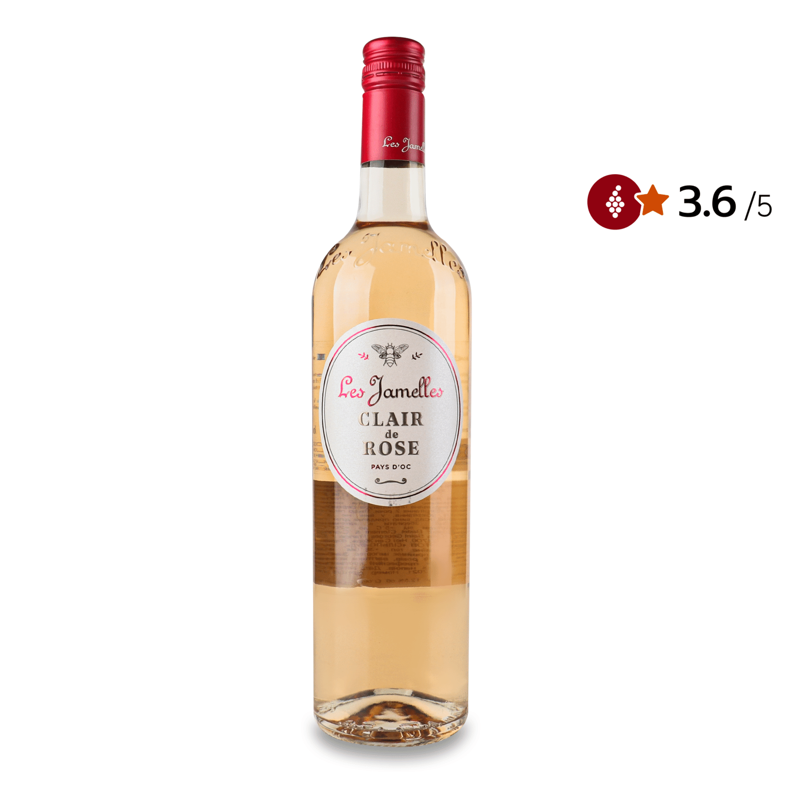 Вино Les Jamelles Claire de Rose - 1