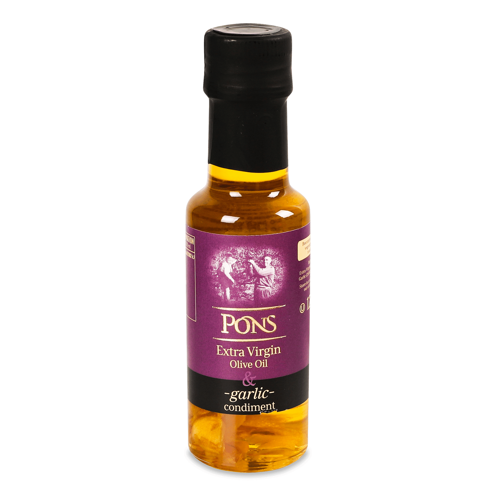 Приправа Pons оливкова олія Extra Virgin з часником - 1