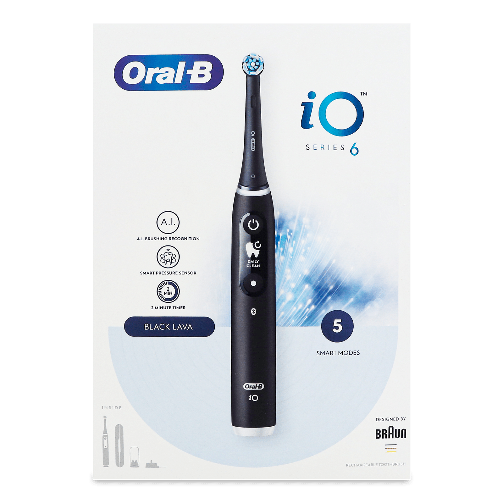 Електрична зубна щітка Oral-B iO Series 6 Black - 1