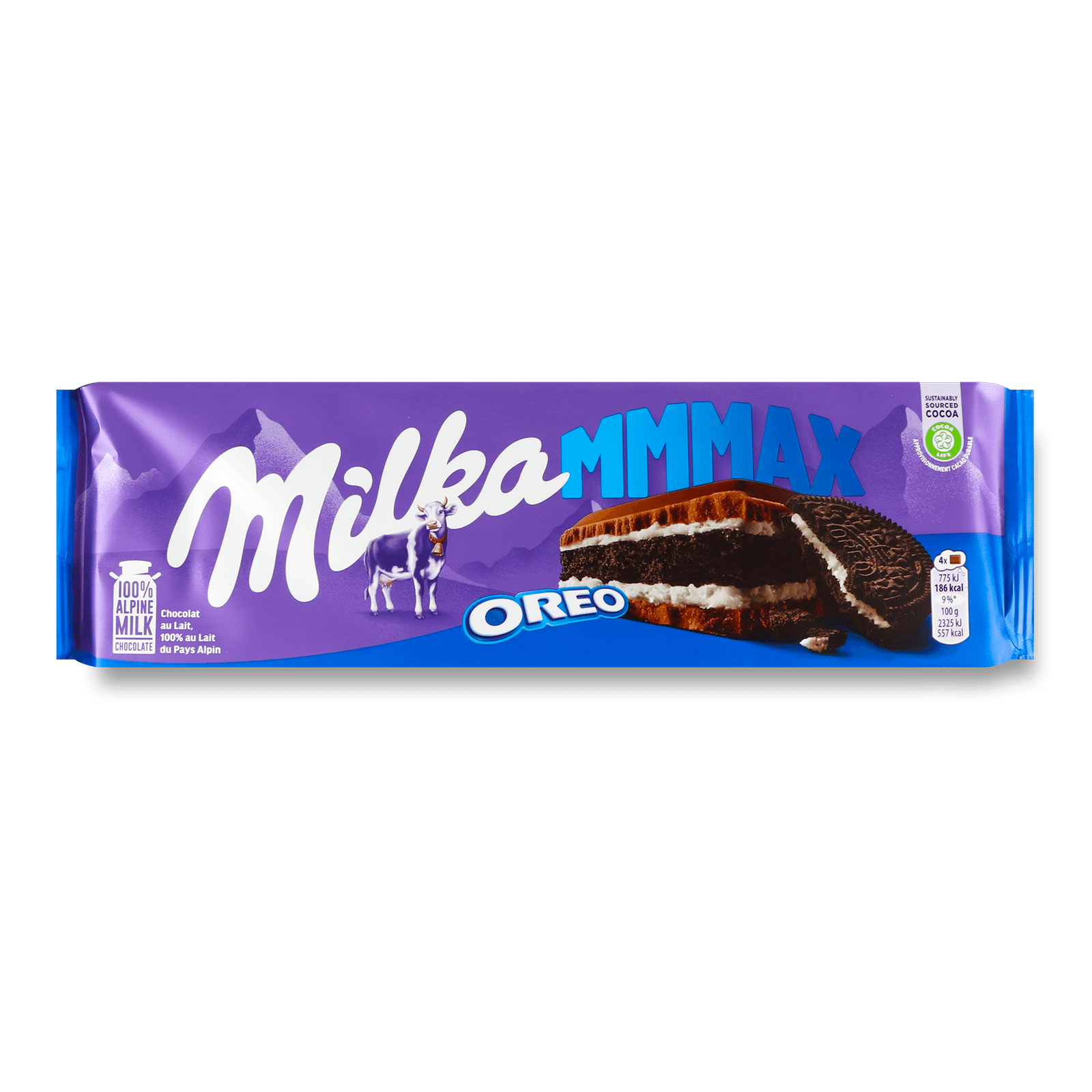 Шоколад Milka зі шматочками печива Oreo - 1