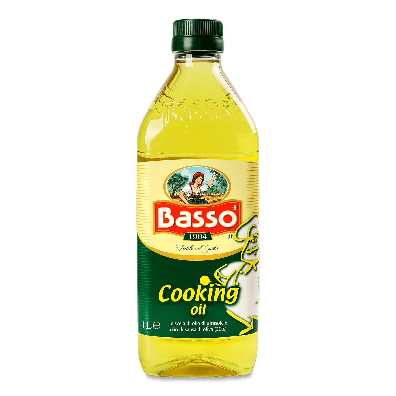 Олія Basso для смаження соняшниково-оливкова - 1