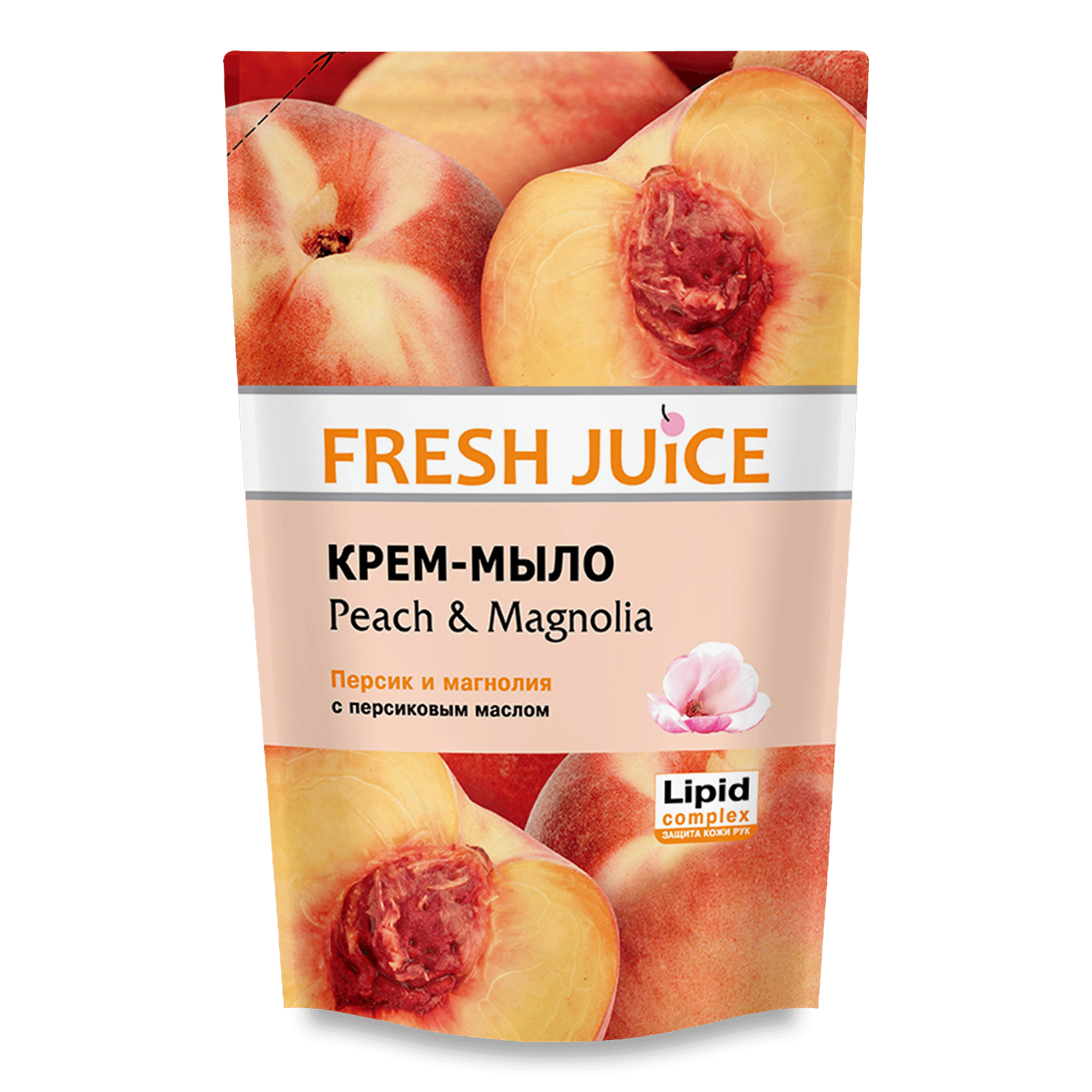 Гель-мило рідке Fresh Juice «Персик», запаска - 1