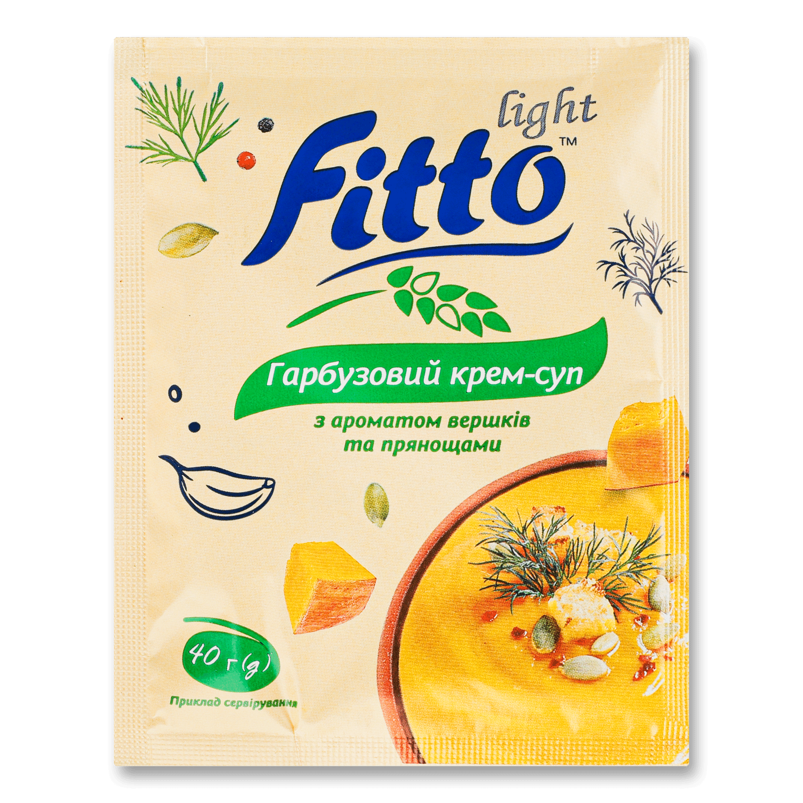 Крем-суп Fitto light гарбузовий - 1
