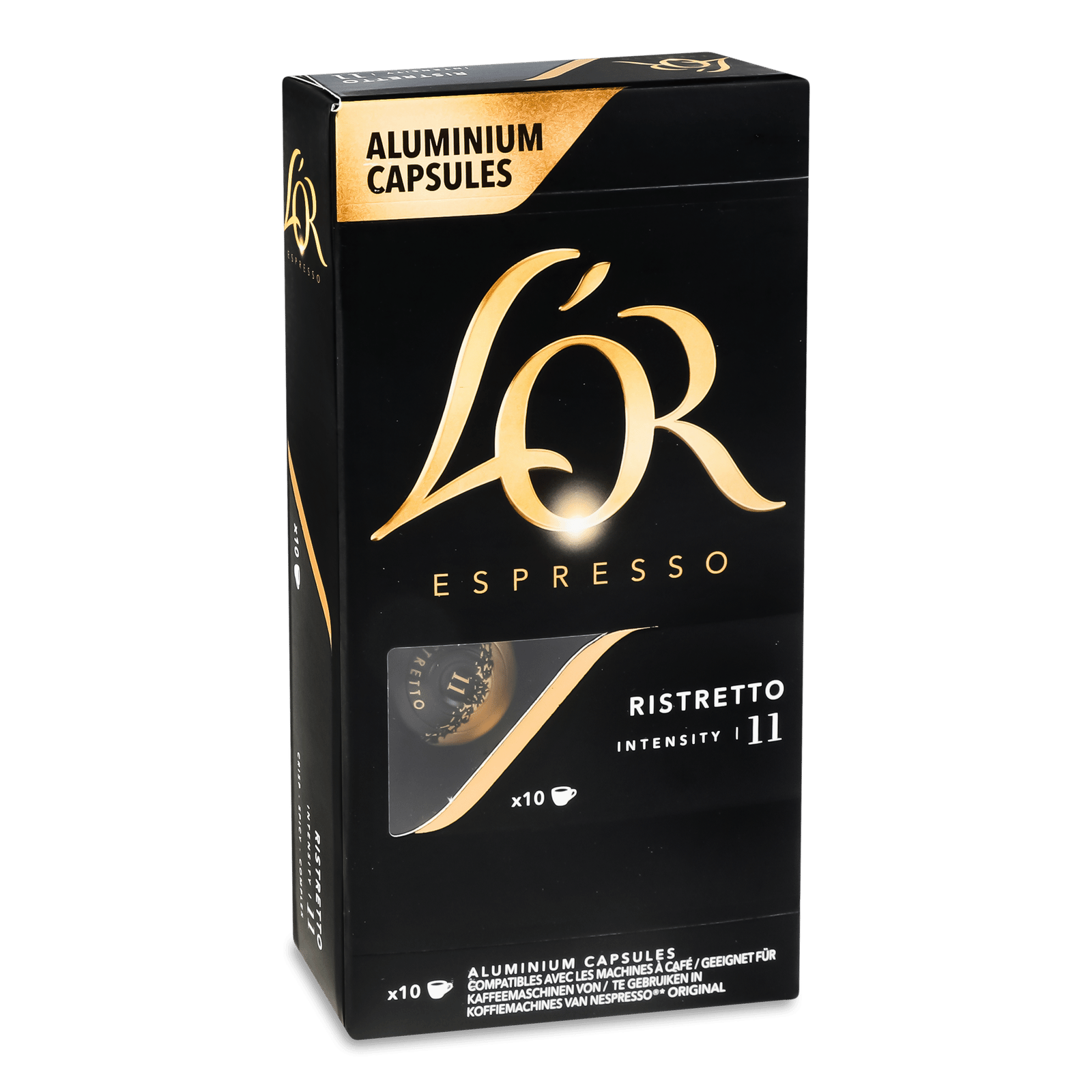 Кава мелена L'OR Ristretto смажена 10 капсул - 1