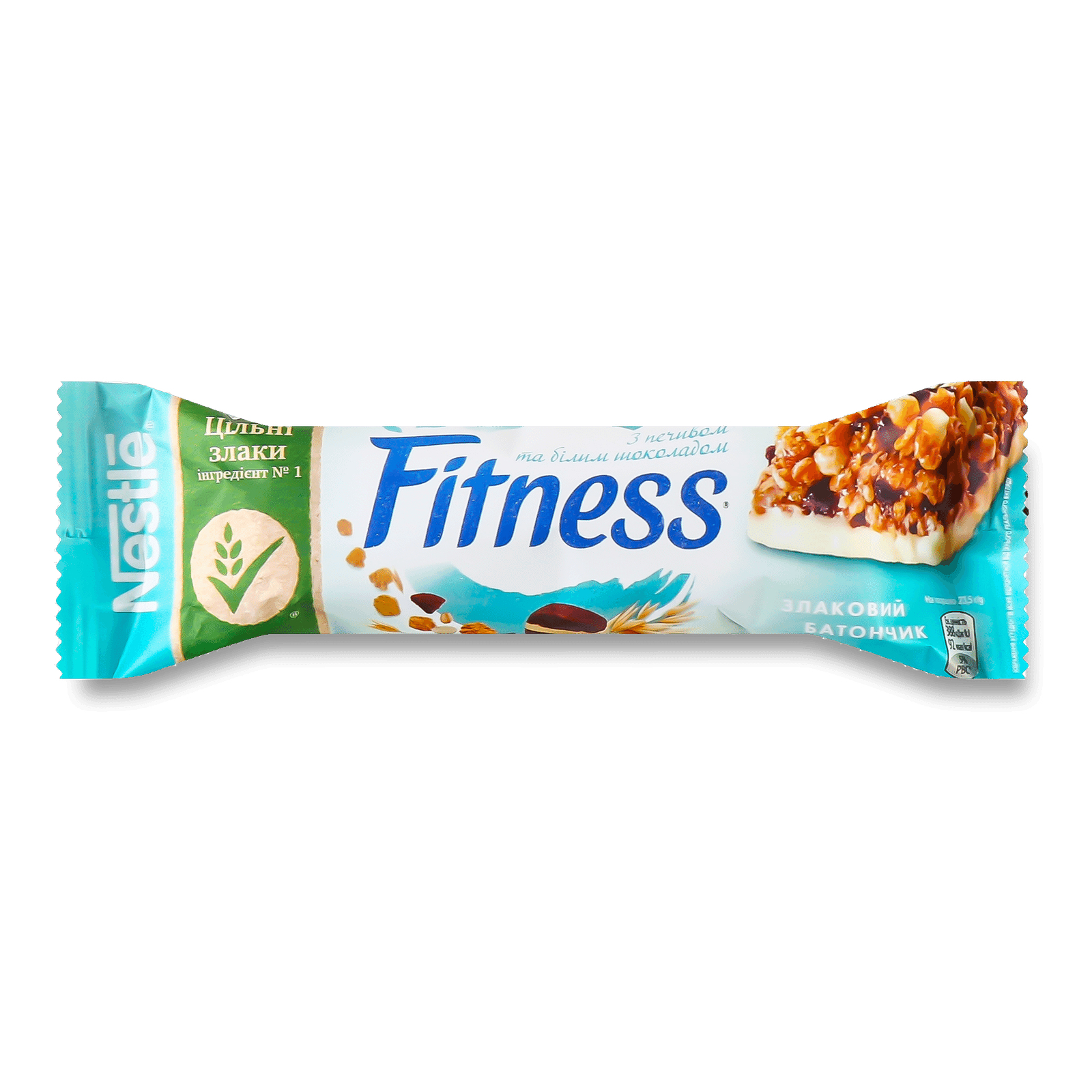Батончик Nestle Fitness білий шоколад та печиво - 1
