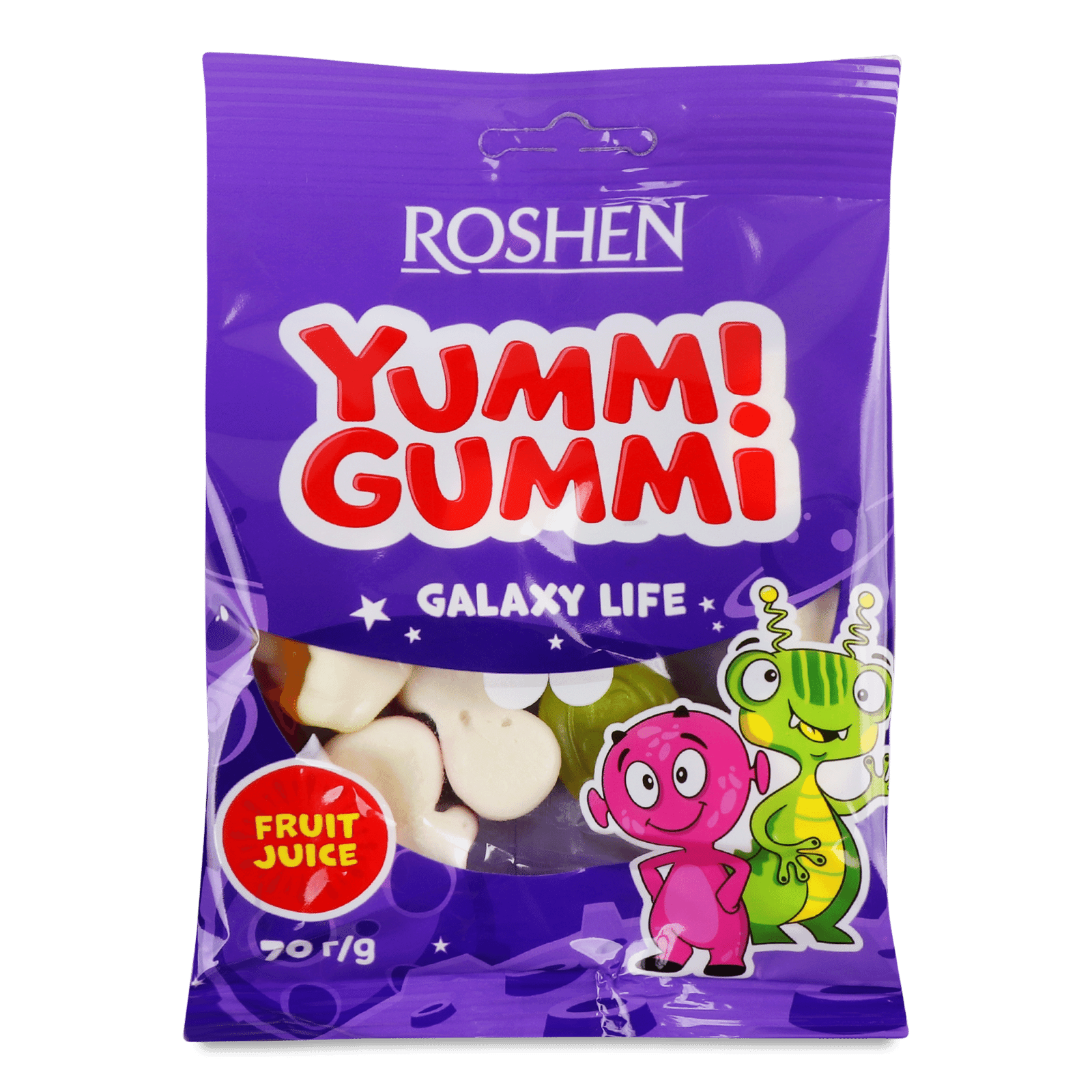 Цукерки Roshen Yummi Gummi Galaxy Life желейні - 1