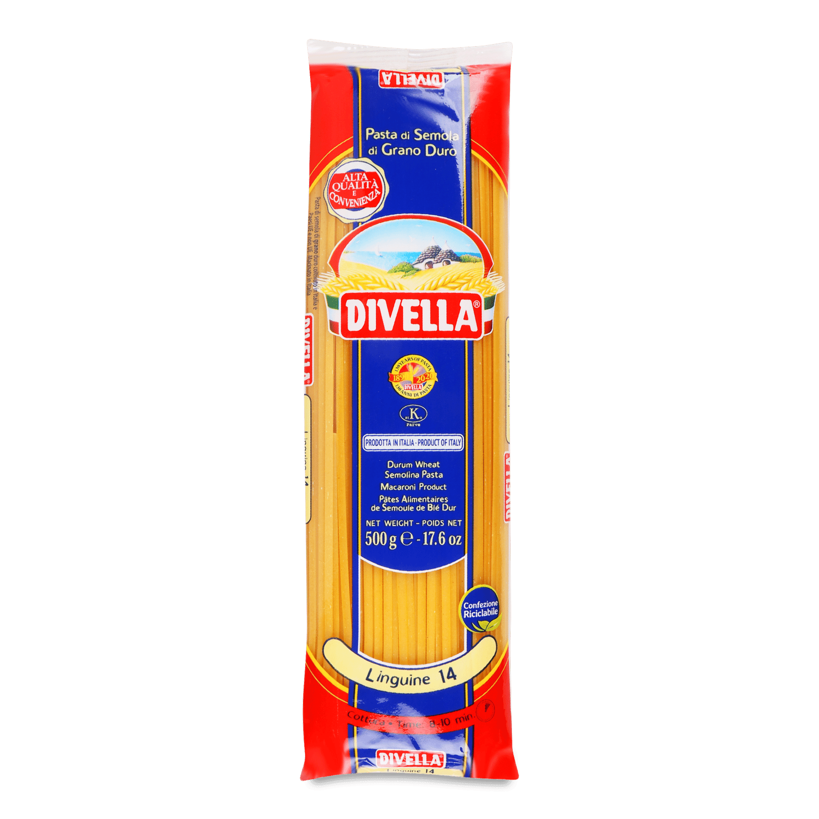 Вироби макаронні Divella Linguine спагеті - 1