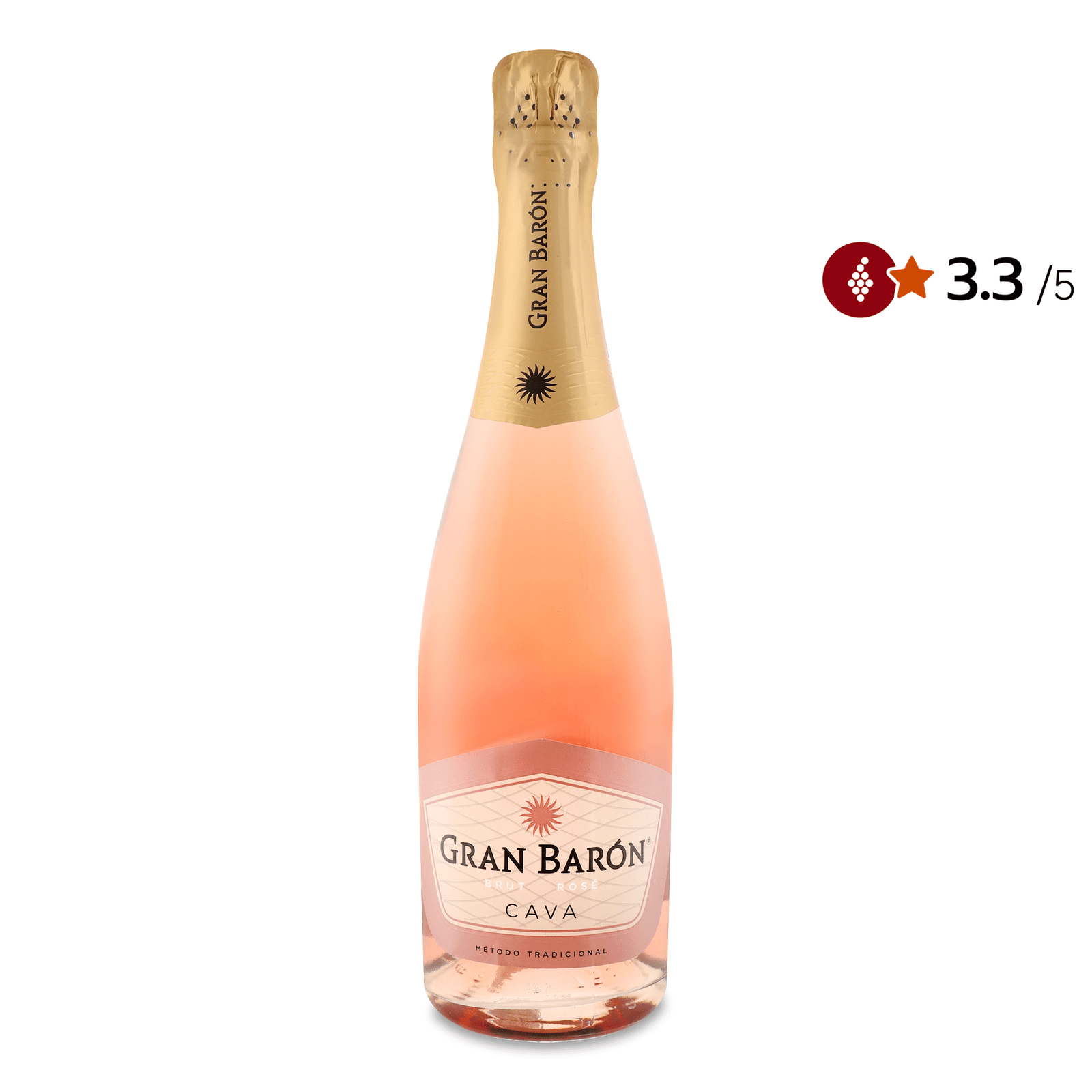 Вино ігристе Gran Baron Cava Rose - 1