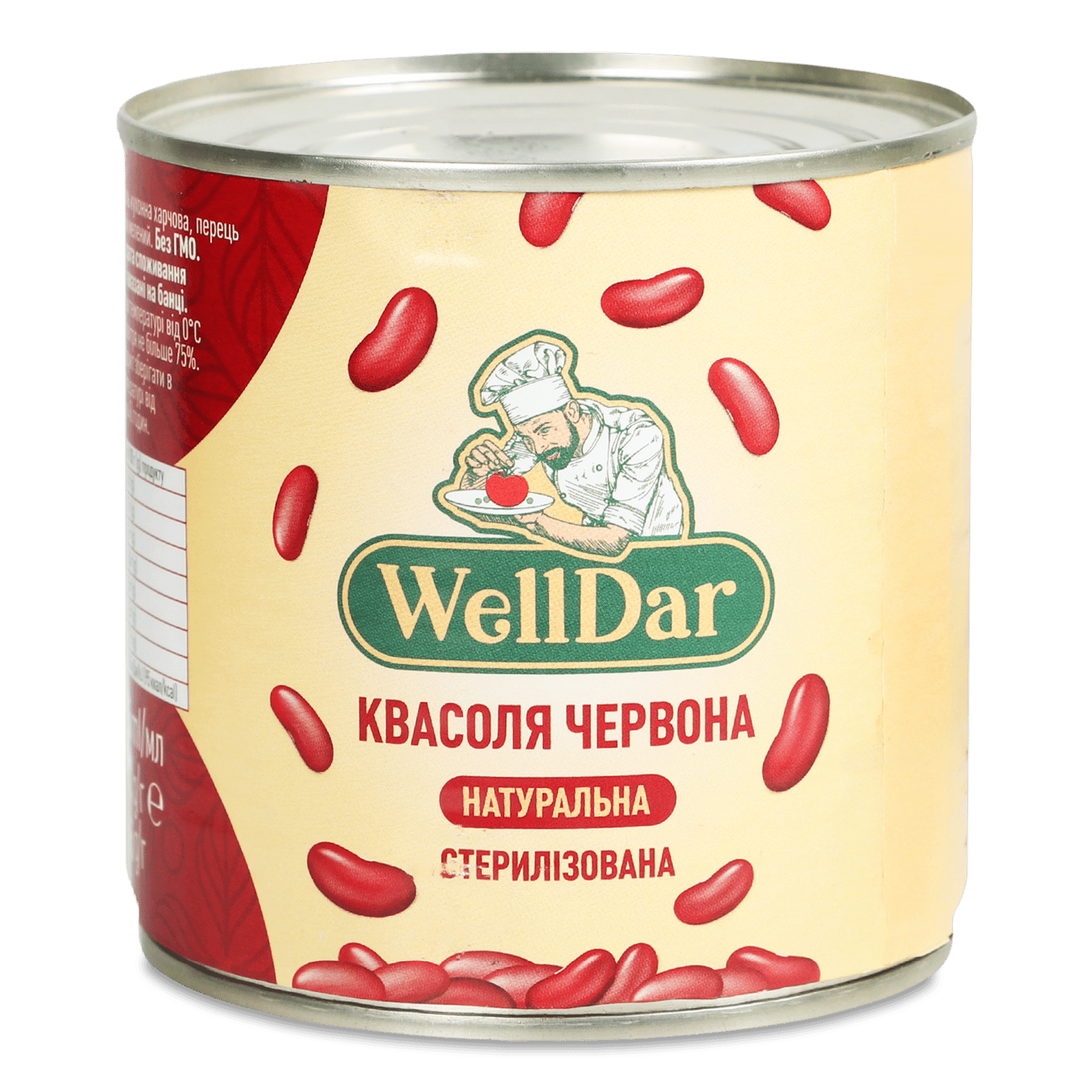 Квасоля червона WellDar натуральна стерилізована - 1