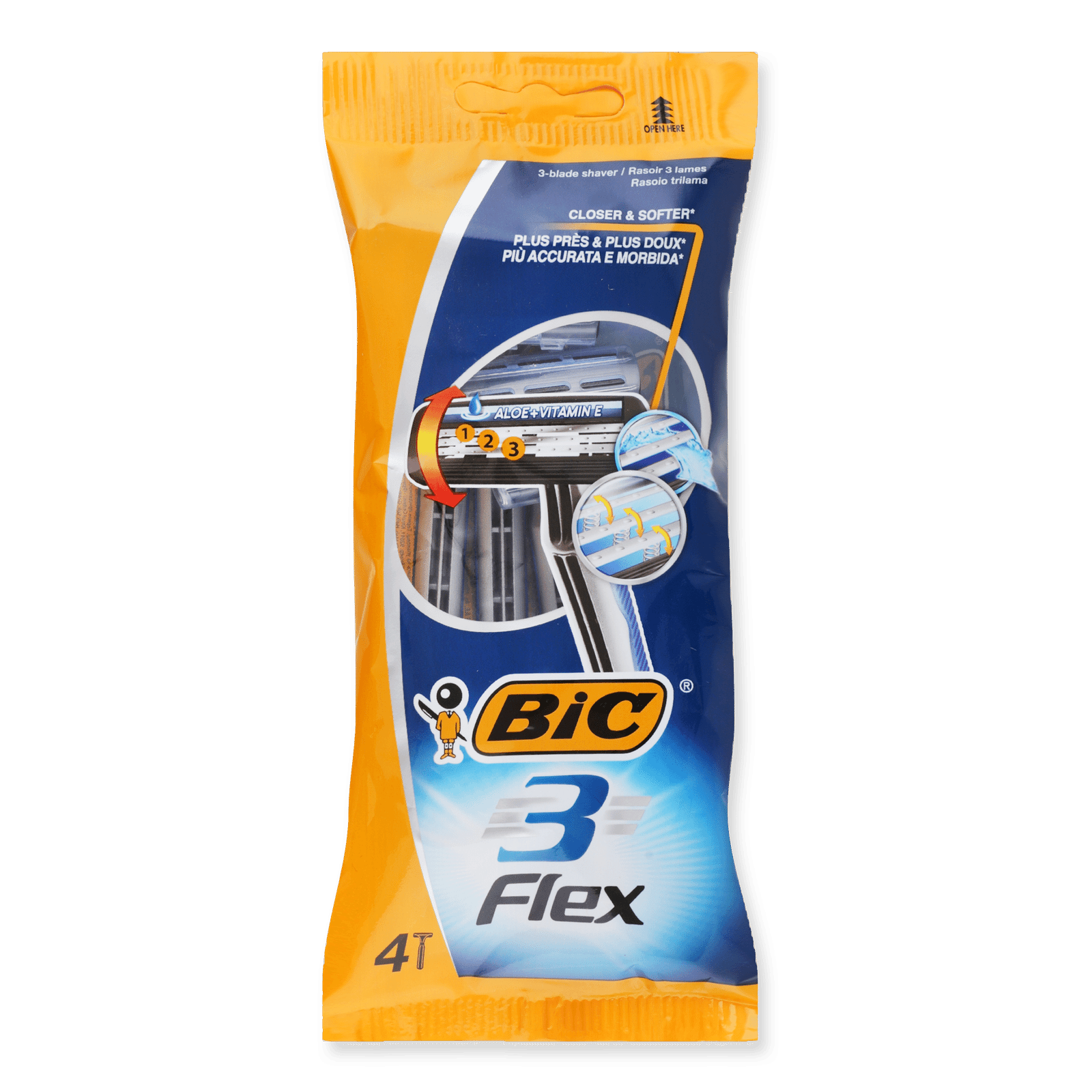 Станок для гоління Bic-3 Flex 3 леза - 1
