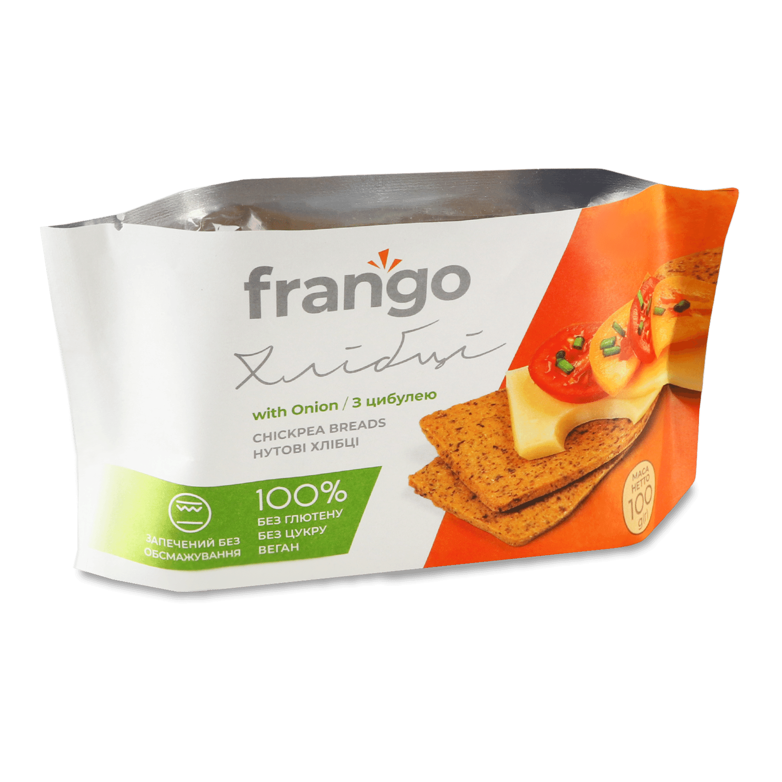 Хлібці Лавка традицій Frango нутові з цибулею - 1