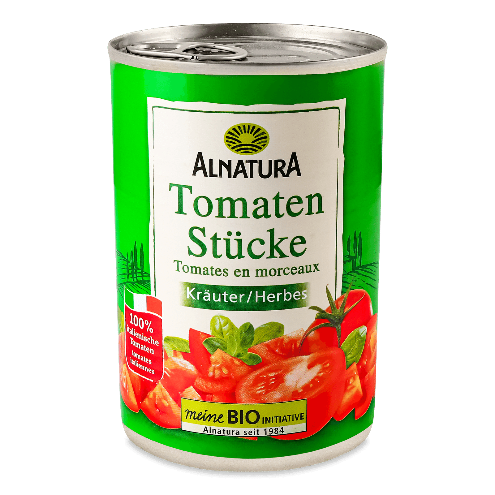 Томати Alnatura органічні консервовані з зеленню - 1