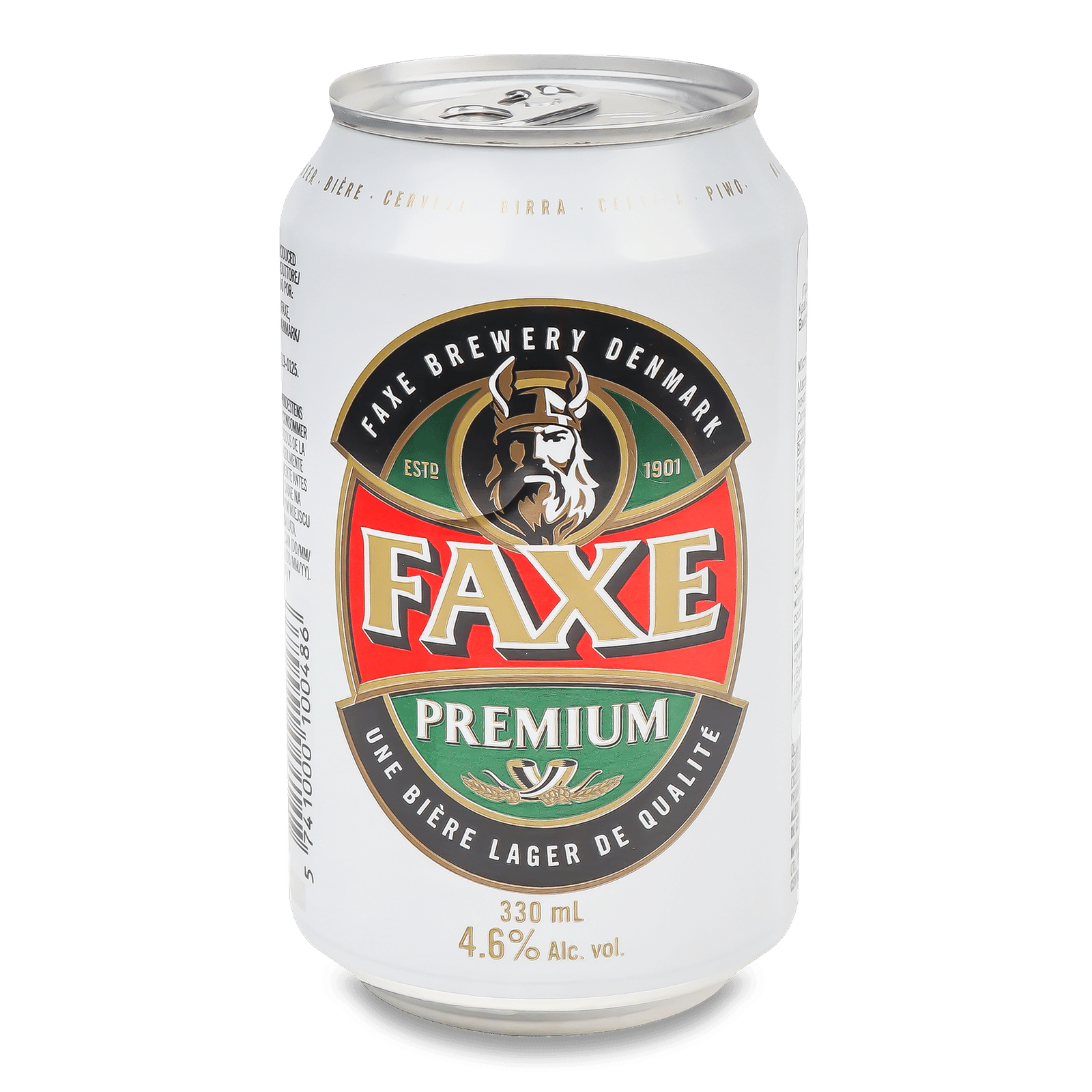 Пиво Faxe Premium світле з/б - 1