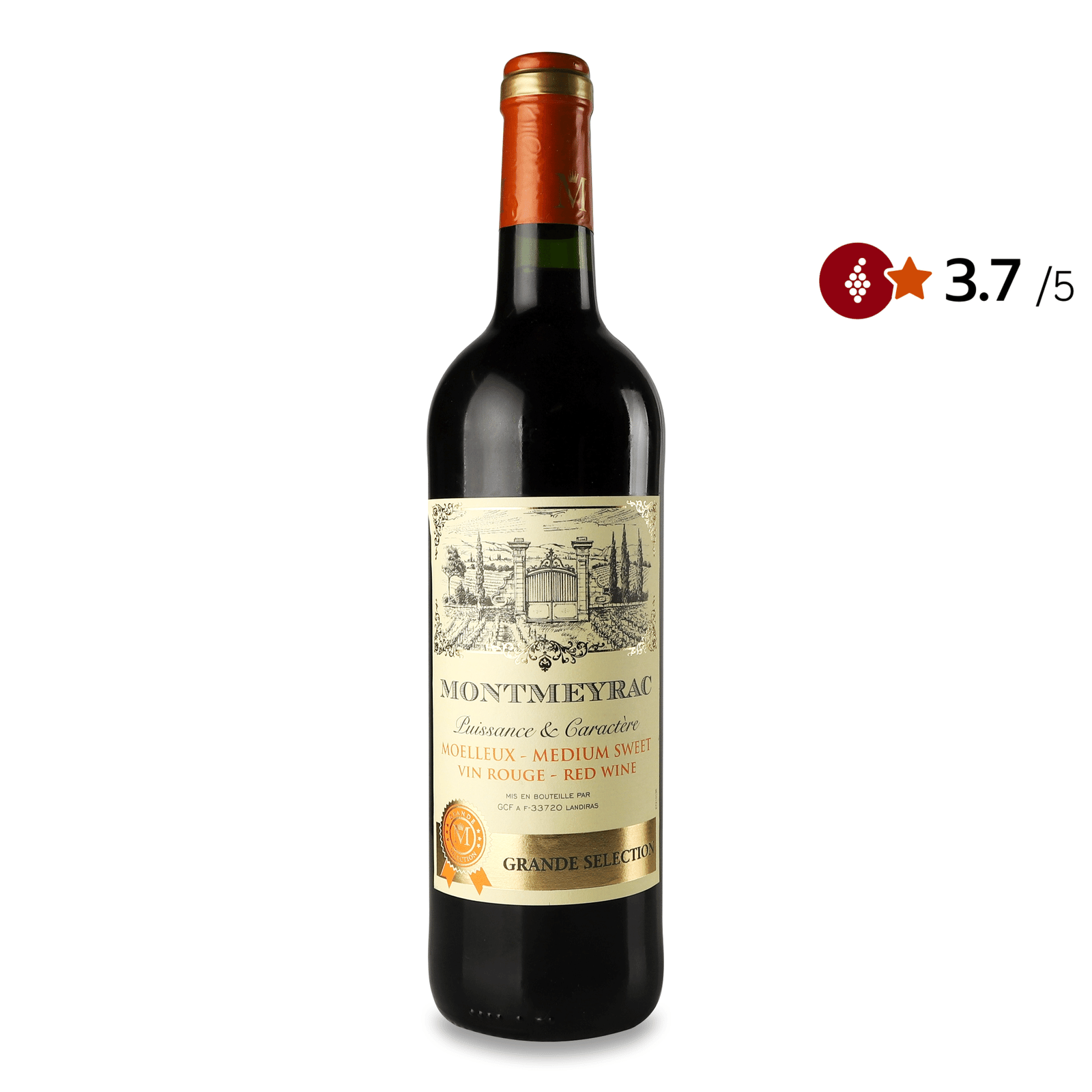 Вино Montmeyrac Rouge Semi-Sweet - 1