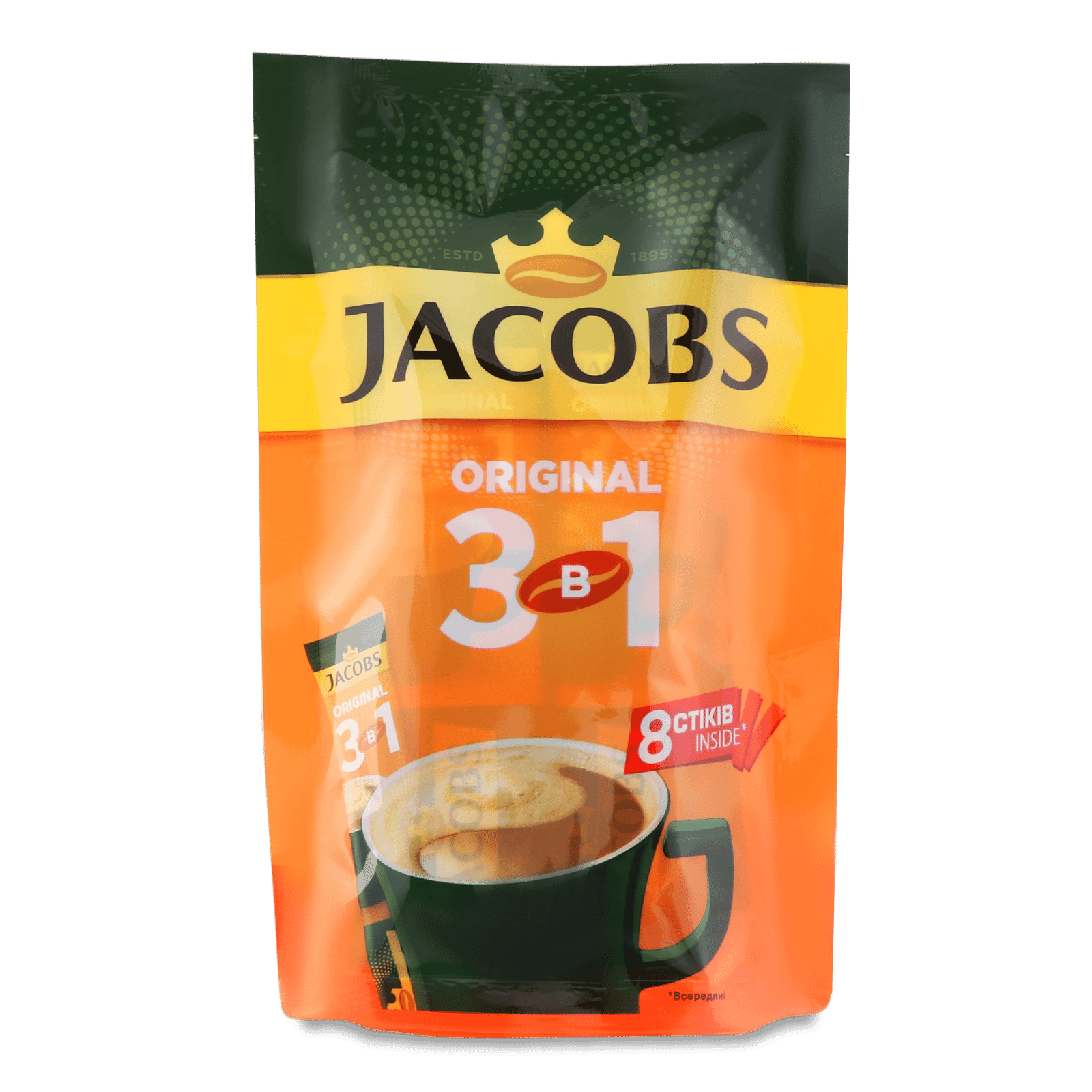 Напій кавовий Jacobs 3 в 1 Original - 1