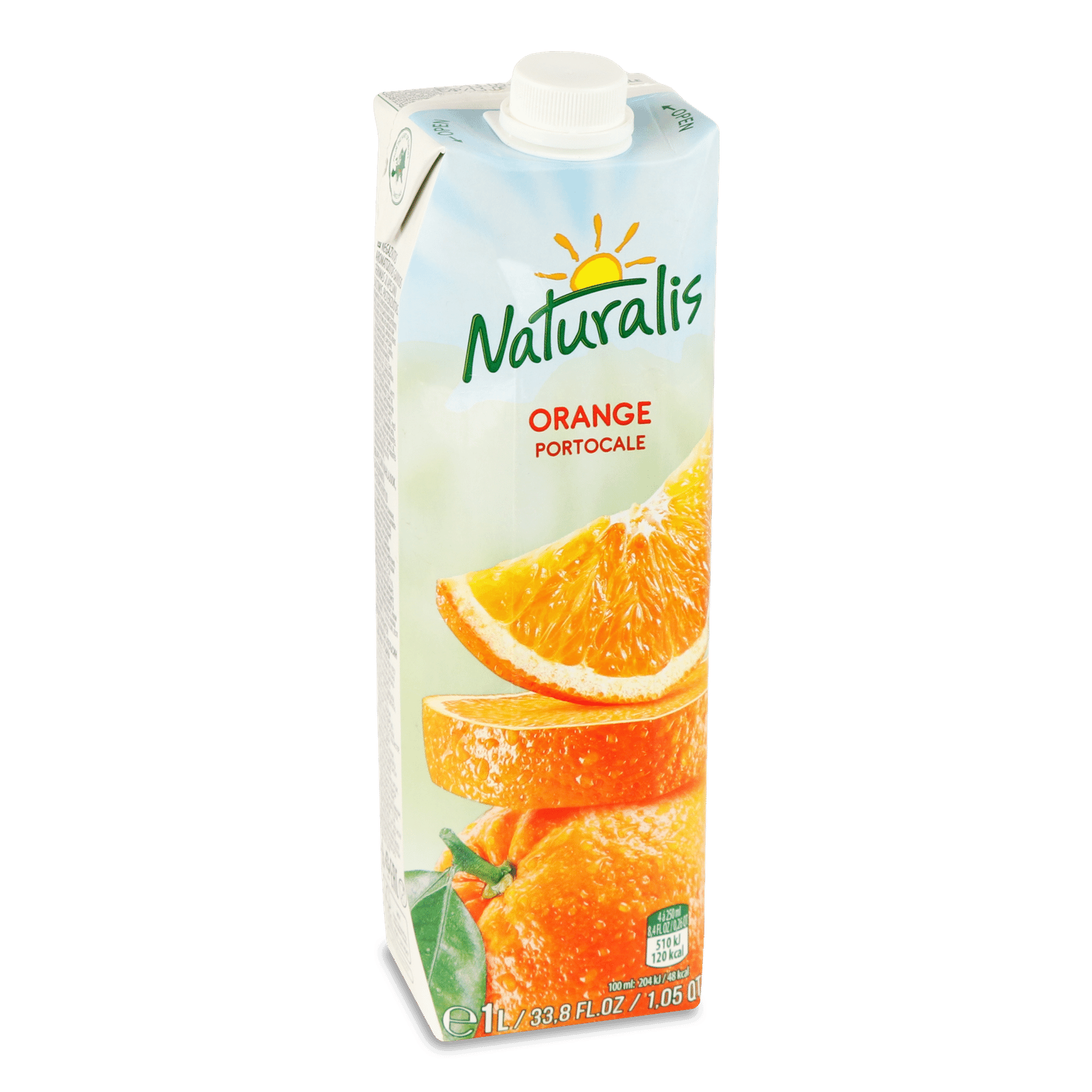 Напій соковмісний Naturalis апельсиновий - 1