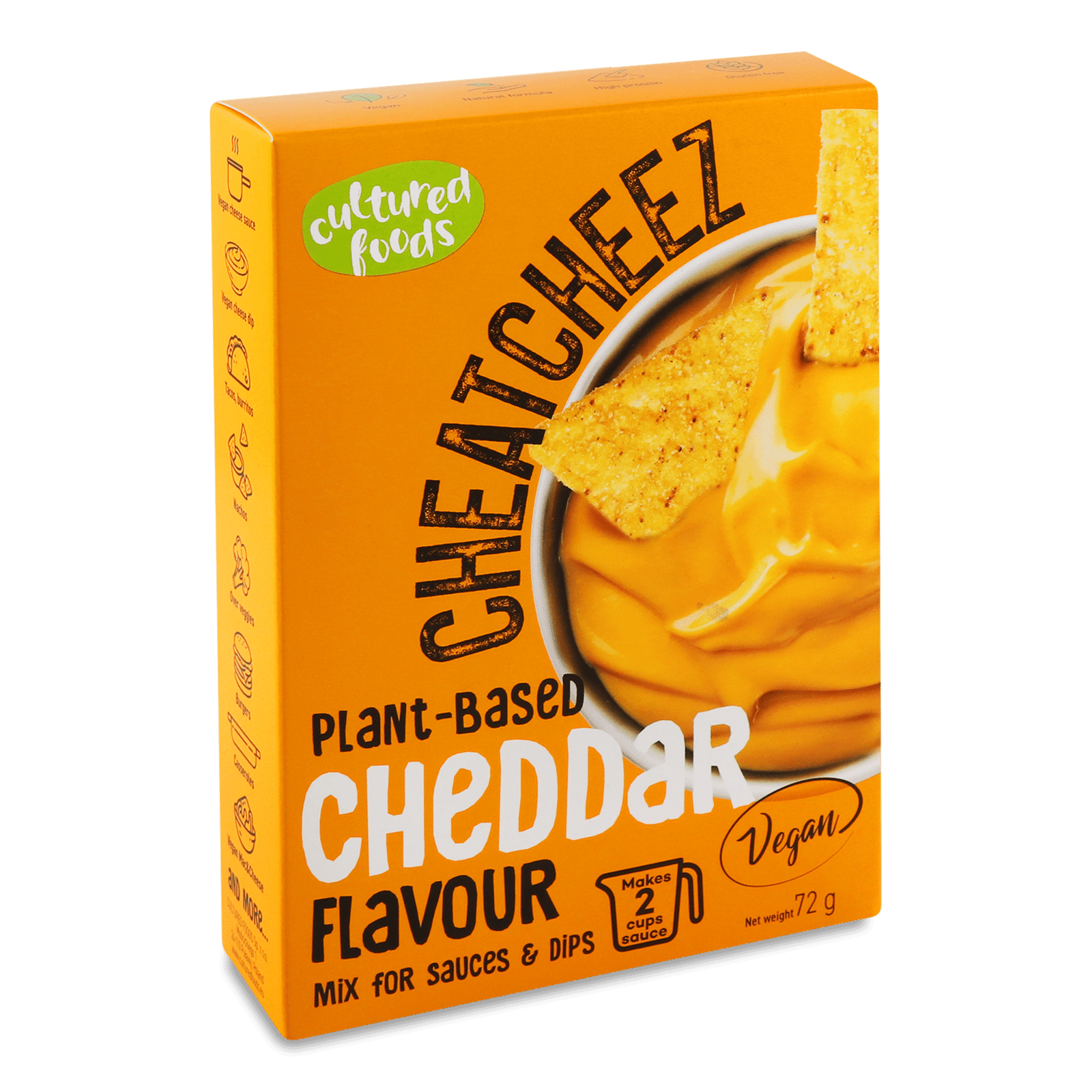 Суміш рослинна Cultured Foods для приготування соусів Чеддер - 1