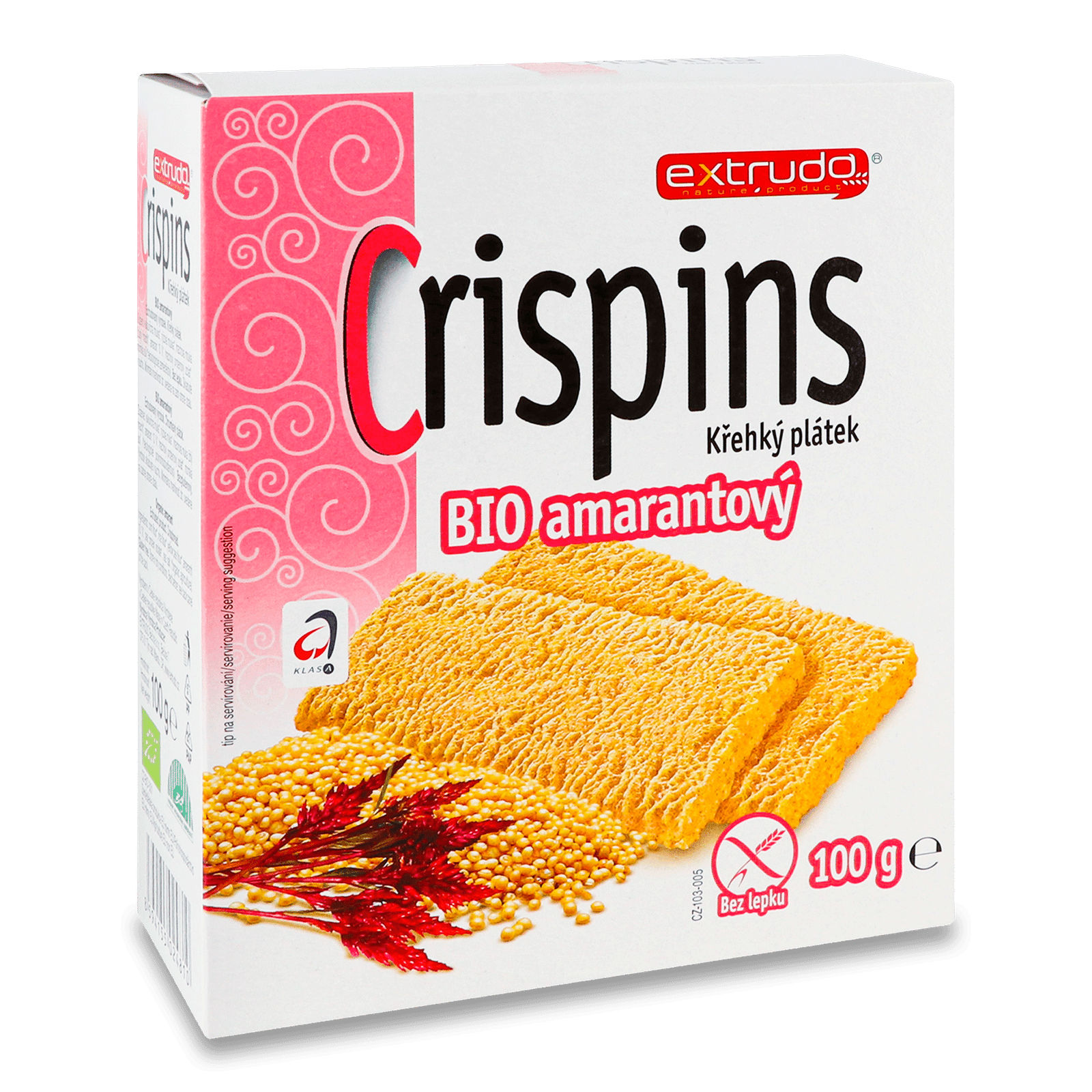 Хлібці Extrudo Crispins органічні з амарантом - 1