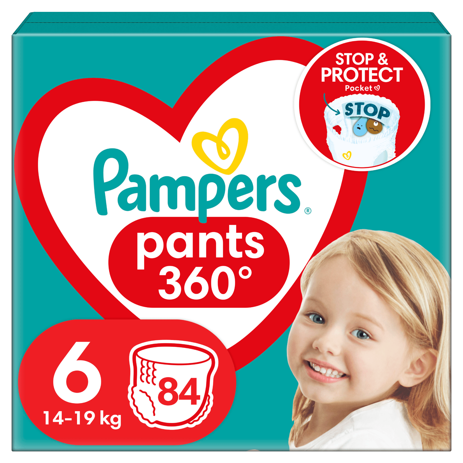 Підгузки-трусики Pampers Pants 6 (14-19 кг) - 1