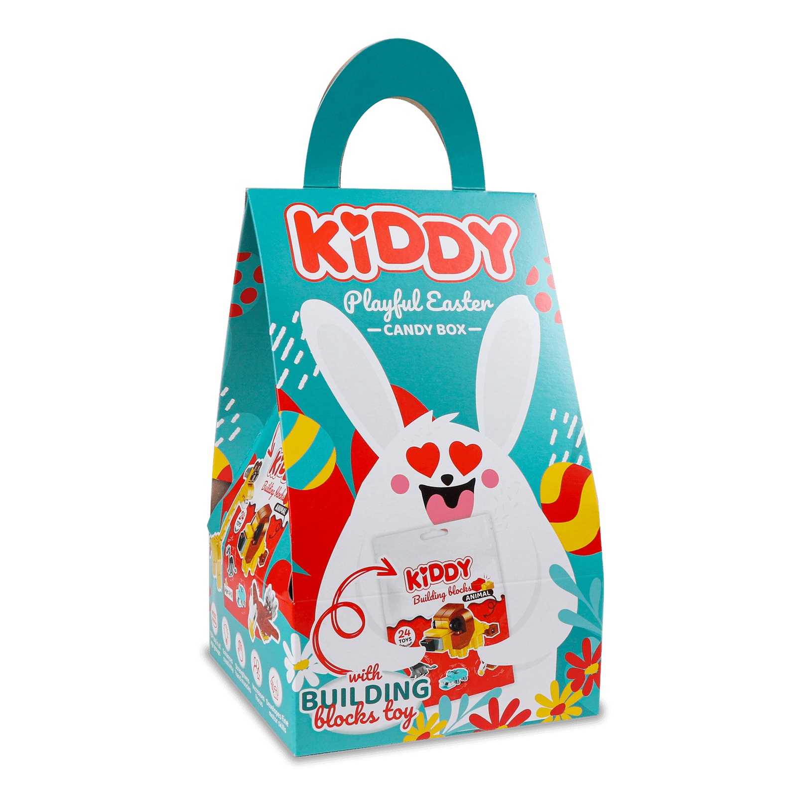 Набір кондитерських виробів Kiddy Playful Easter з іграшкою-конструктором - 1