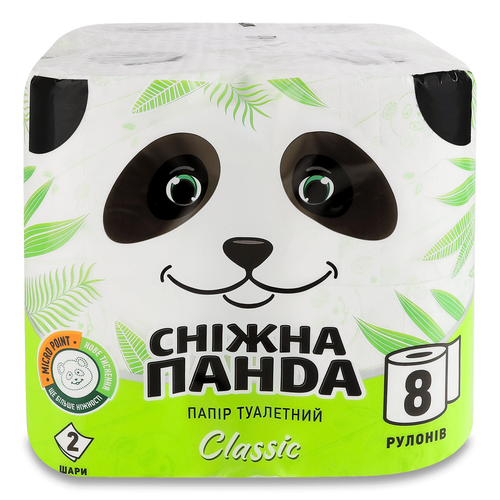 Папір туалетний «Сніжна панда» «Класік» - 1