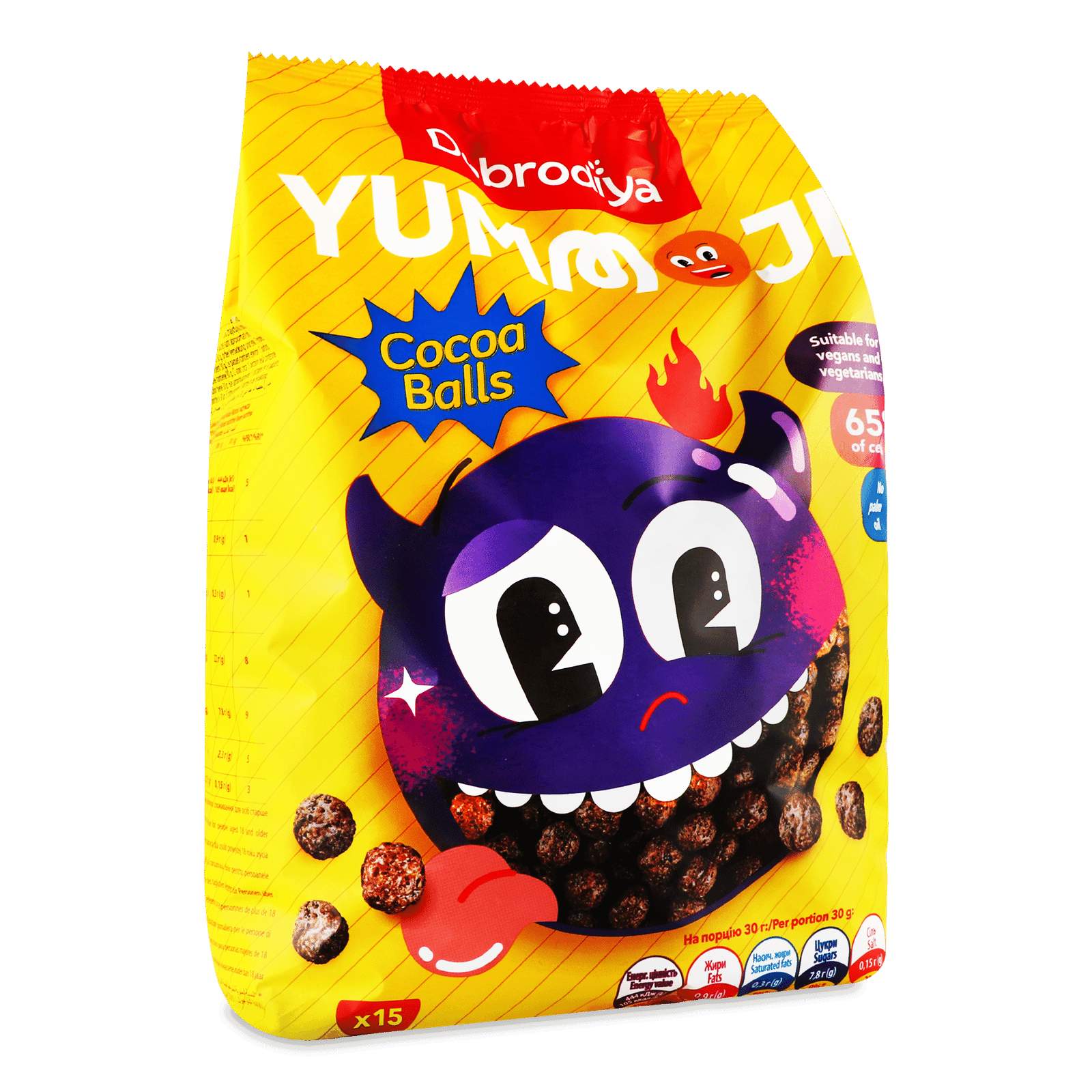 Кульки Yummoji з какао глазуровані - 1