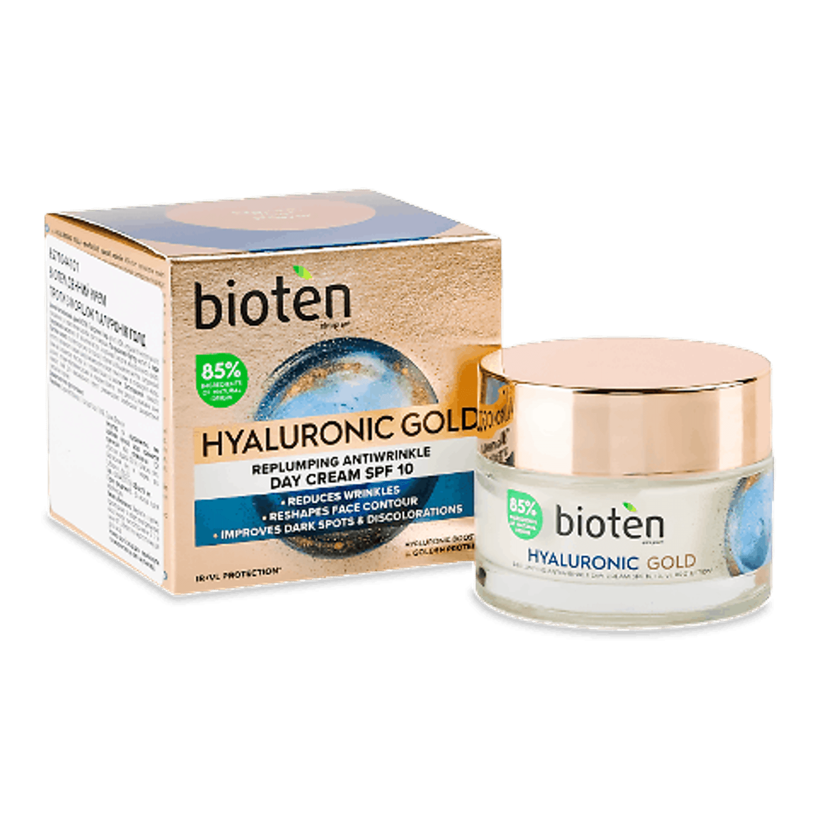 Крем Bioten HyaluronicGold SPF10 проти зморшок ден - 1