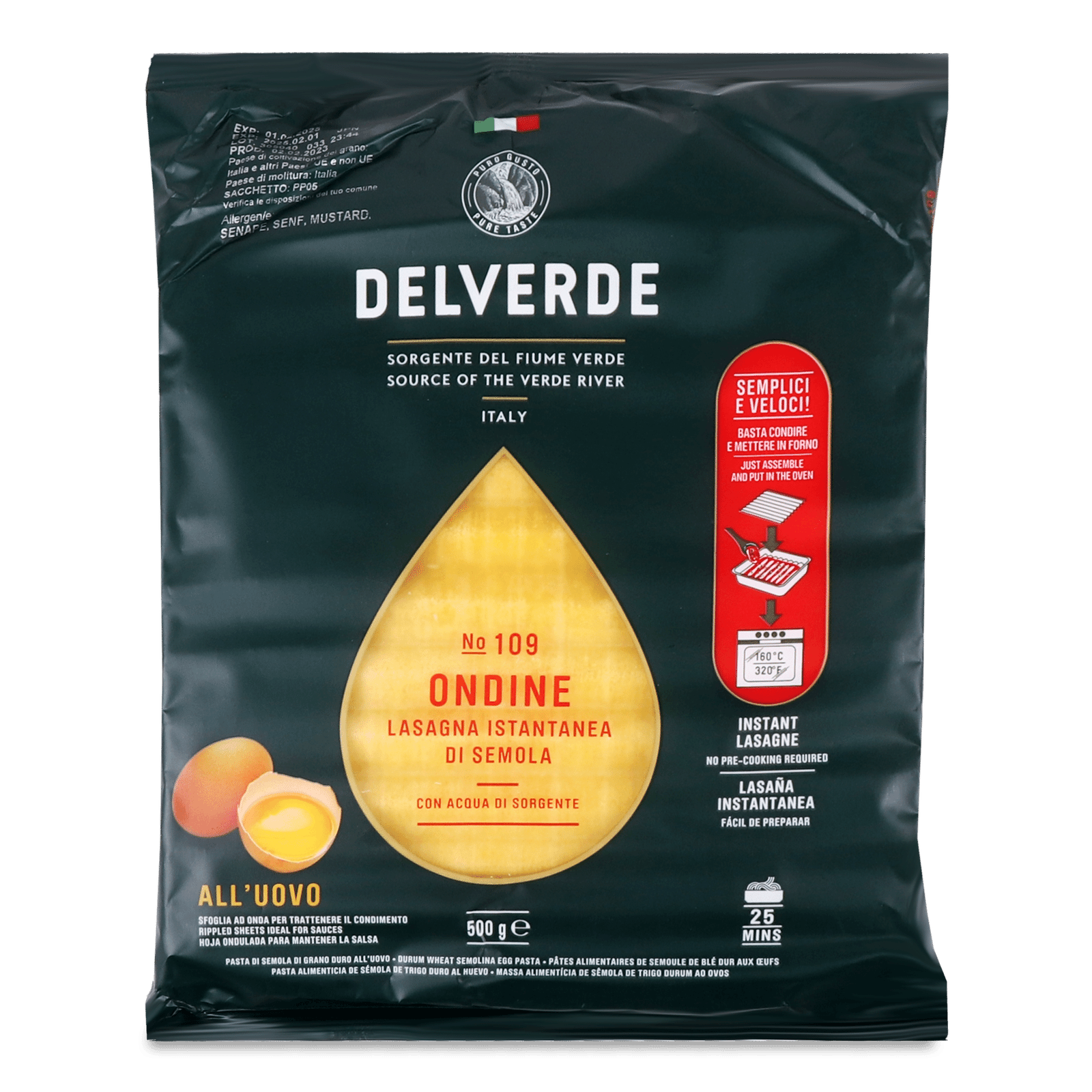 Вироби макаронні Delverde Ондине яєчні - 1