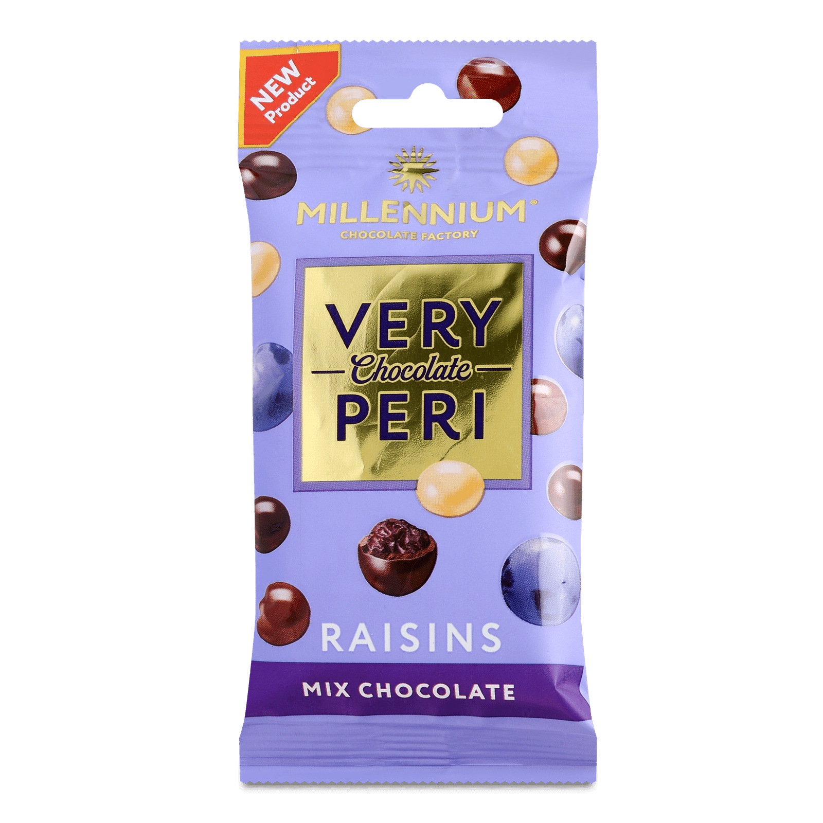 Драже Millennium Very Peri Raisins родзинки у шоколаді - 1